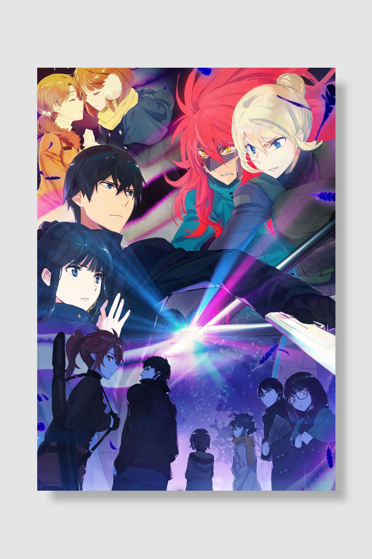 魔法科高校の劣等生 Dizi Poster Çerçevesiz Yüksek Kalite Dizi Afiş Duvar Poster