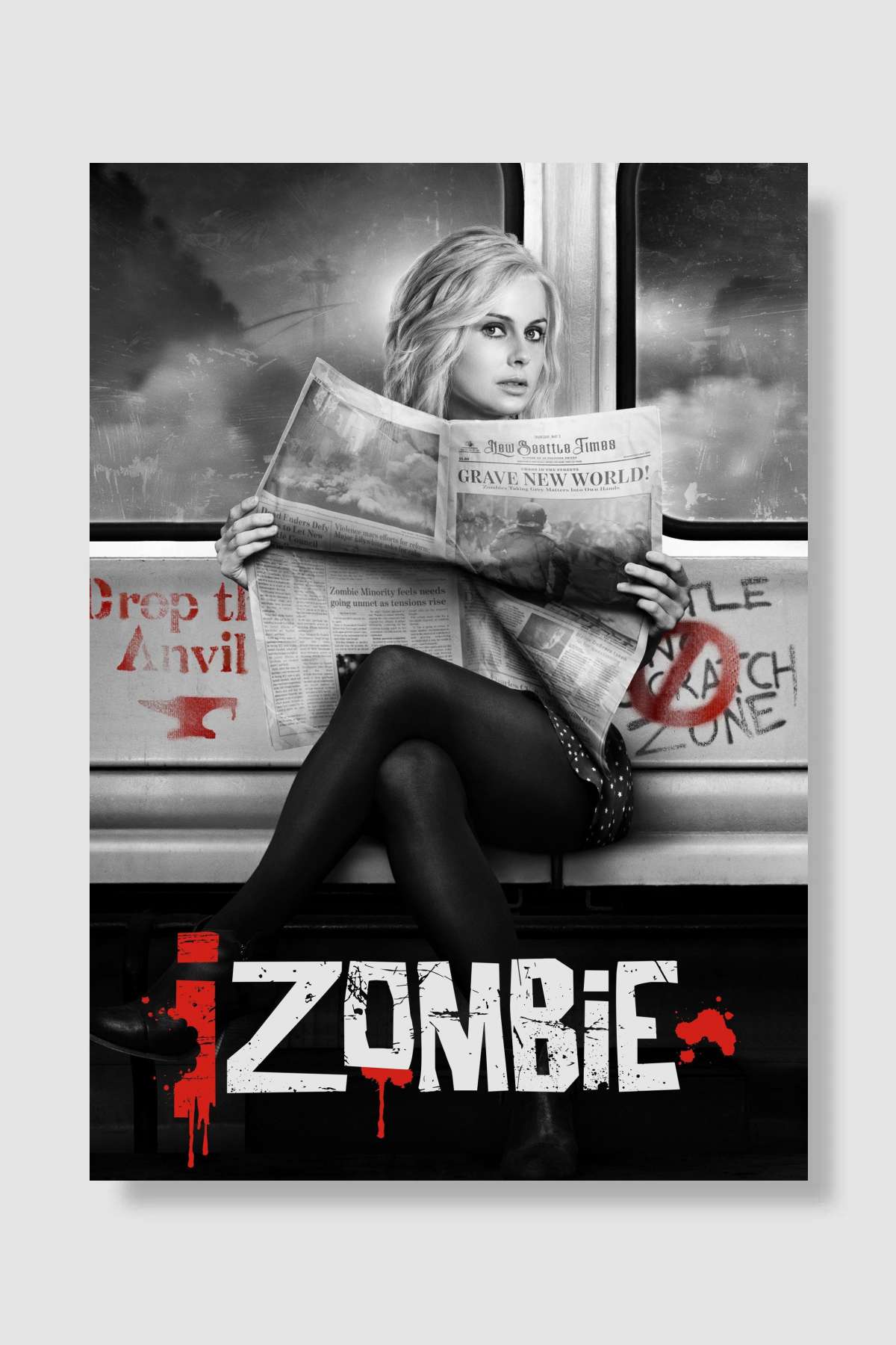 iZombie Dizi Poster Çerçevesiz Yüksek Kalite Dizi Afiş Duvar Poster