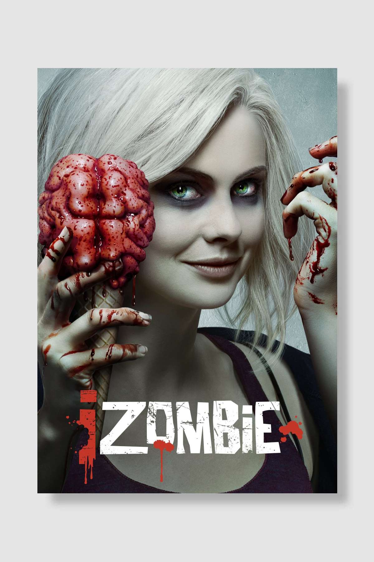 iZombie Dizi Poster Çerçevesiz Yüksek Kalite Dizi Afiş Duvar Poster
