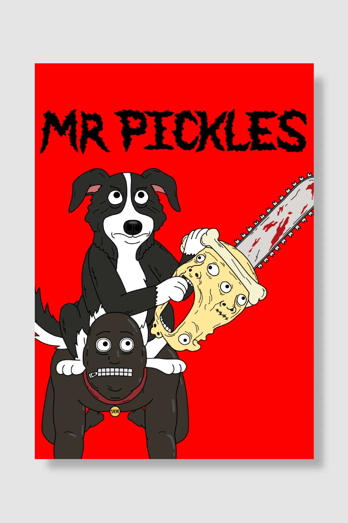 Mr. Pickles Dizi Poster Çerçevesiz Yüksek Kalite Dizi Afiş Duvar Poster