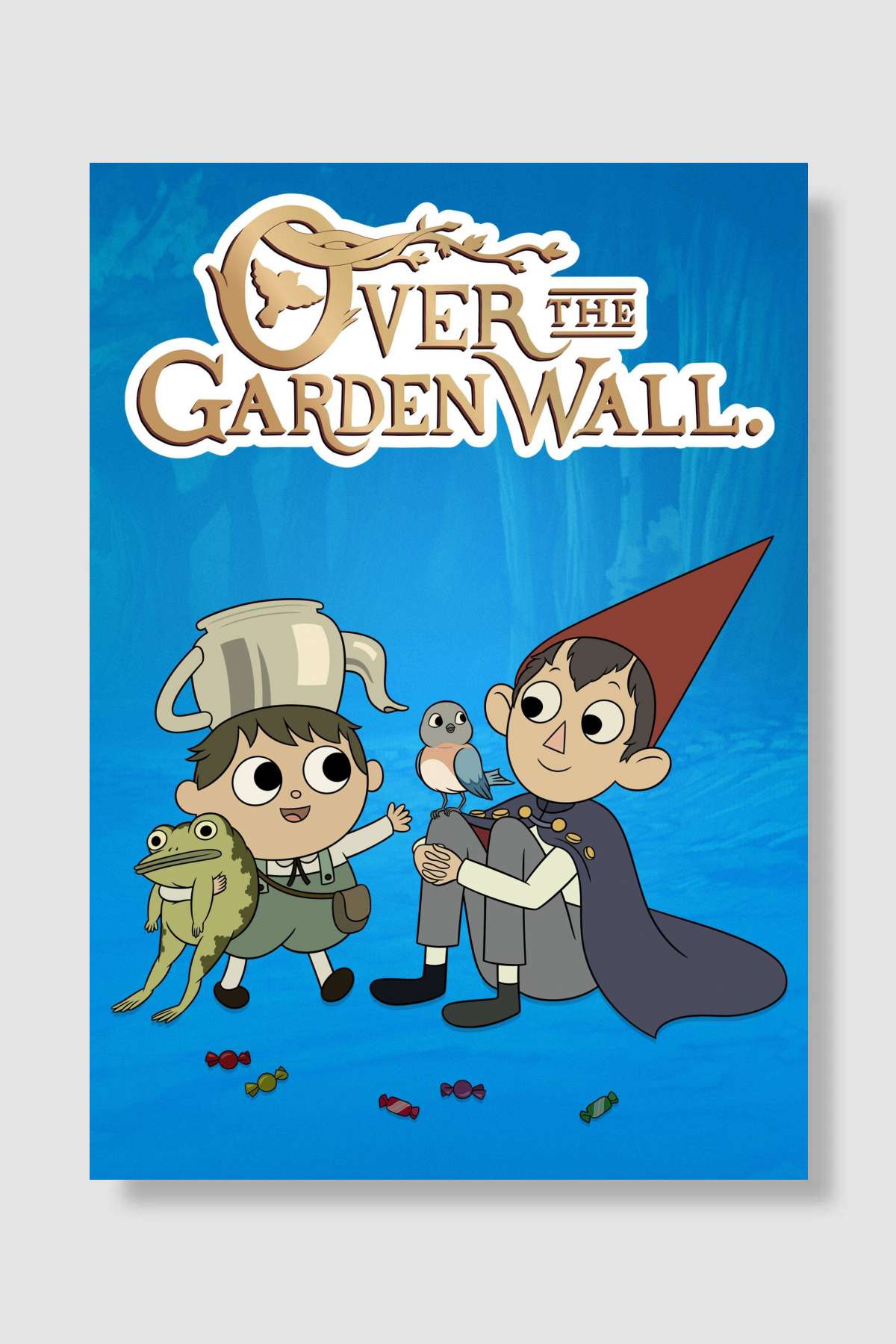 Bahçe Duvarının Ötesinde - Over the Garden Wall Dizi Poster Çerçevesiz Yüksek Kalite Dizi Afiş Duvar Poster