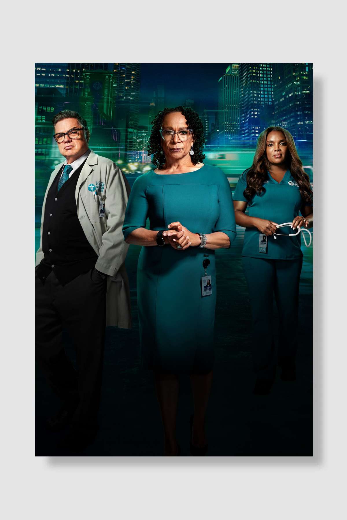 Chicago Med Dizi Poster Çerçevesiz Yüksek Kalite Dizi Afiş Duvar Poster