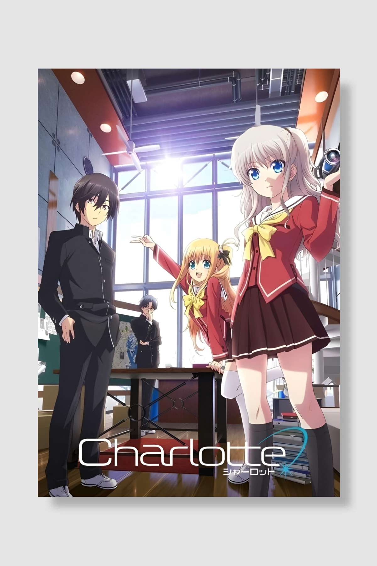 Charlotte - シャーロット Dizi Poster Çerçevesiz Yüksek Kalite Dizi Afiş Duvar Poster