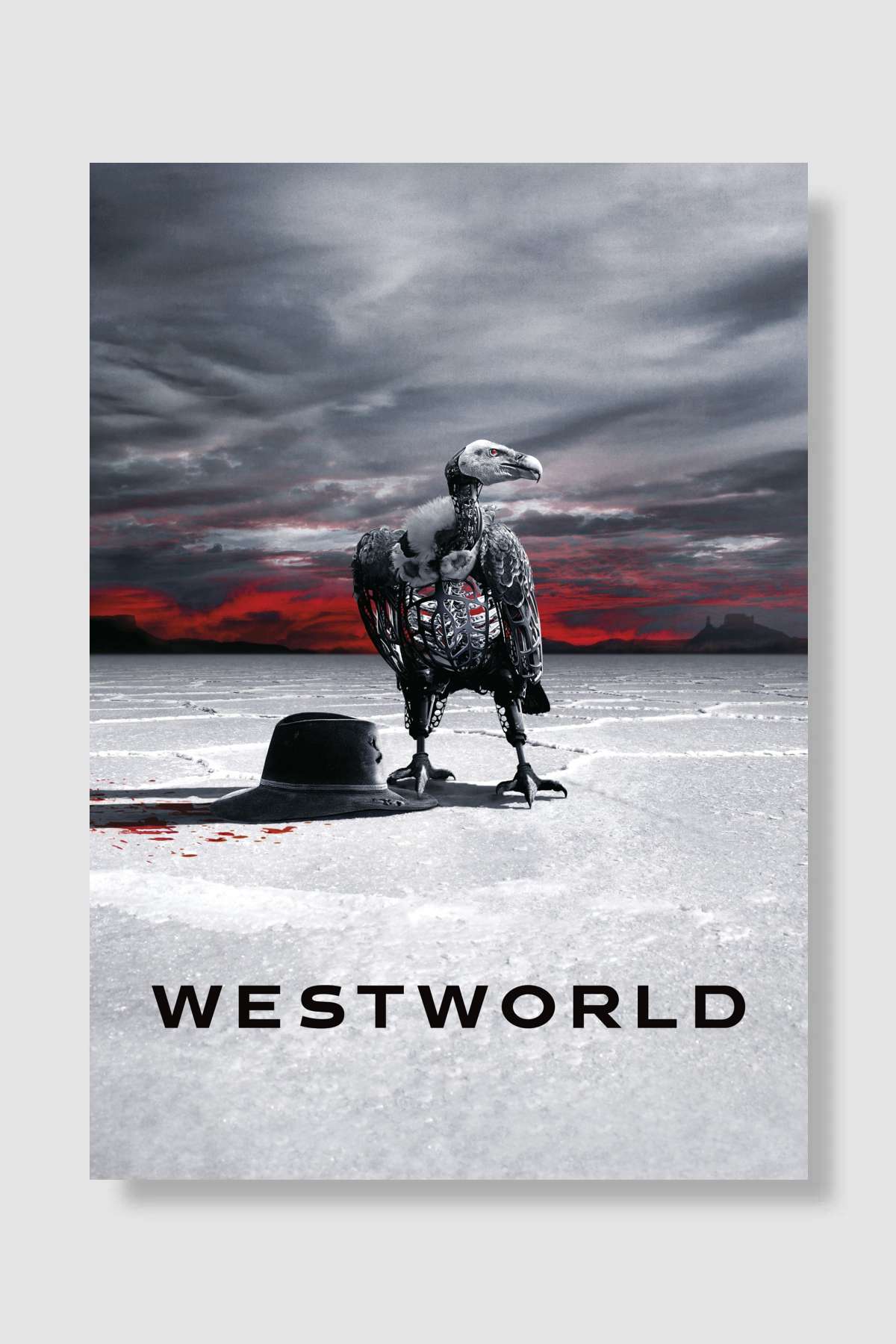 Westworld Dizi Poster Çerçevesiz Yüksek Kalite Dizi Afiş Duvar Poster