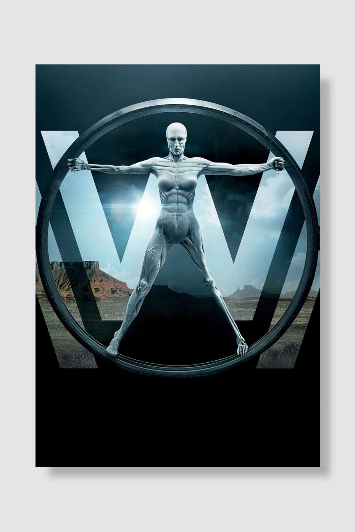 Westworld Dizi Poster Çerçevesiz Yüksek Kalite Dizi Afiş Duvar Poster