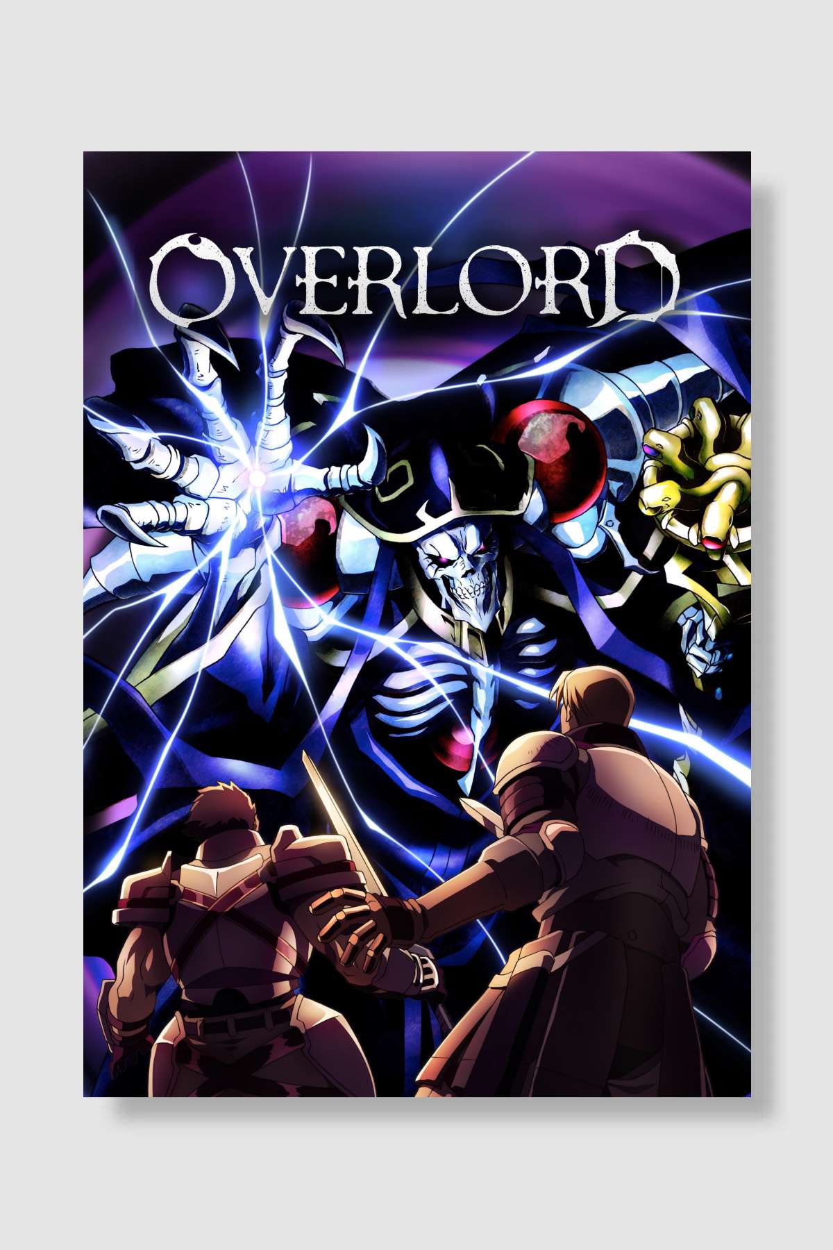 Overlord - オーバーロード Dizi Poster Çerçevesiz Yüksek Kalite Dizi Afiş Duvar Poster