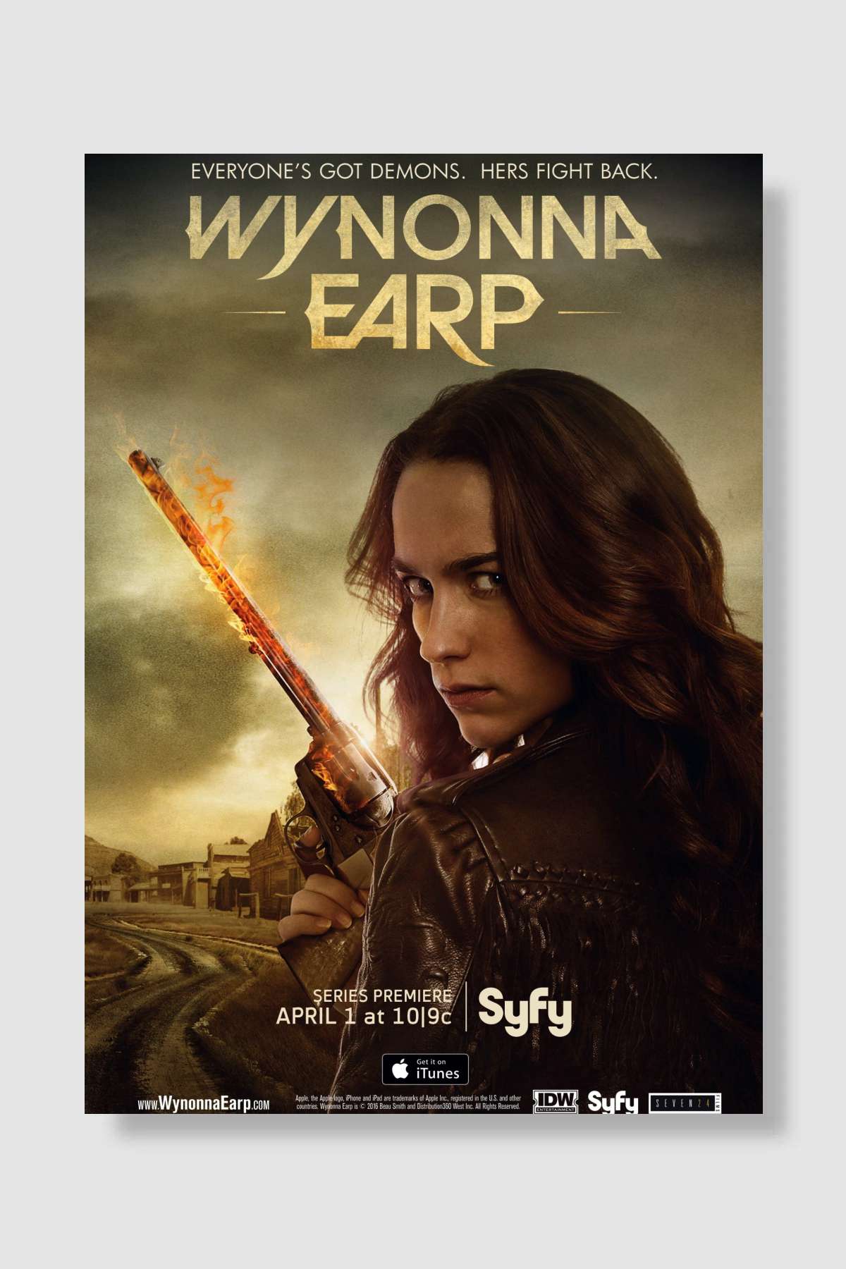 Wynonna Earp Dizi Poster Çerçevesiz Yüksek Kalite Dizi Afiş Duvar Poster