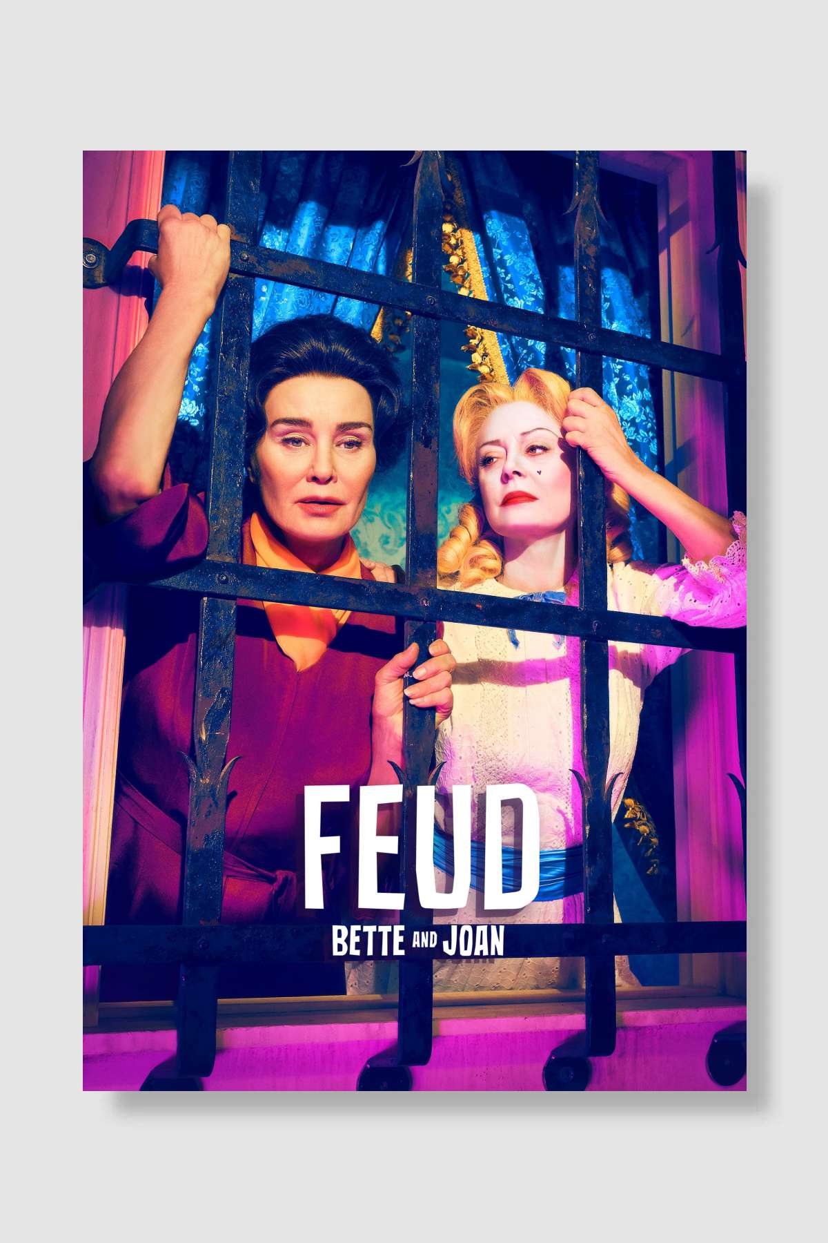 FEUD Dizi Poster Çerçevesiz Yüksek Kalite Dizi Afiş Duvar Poster