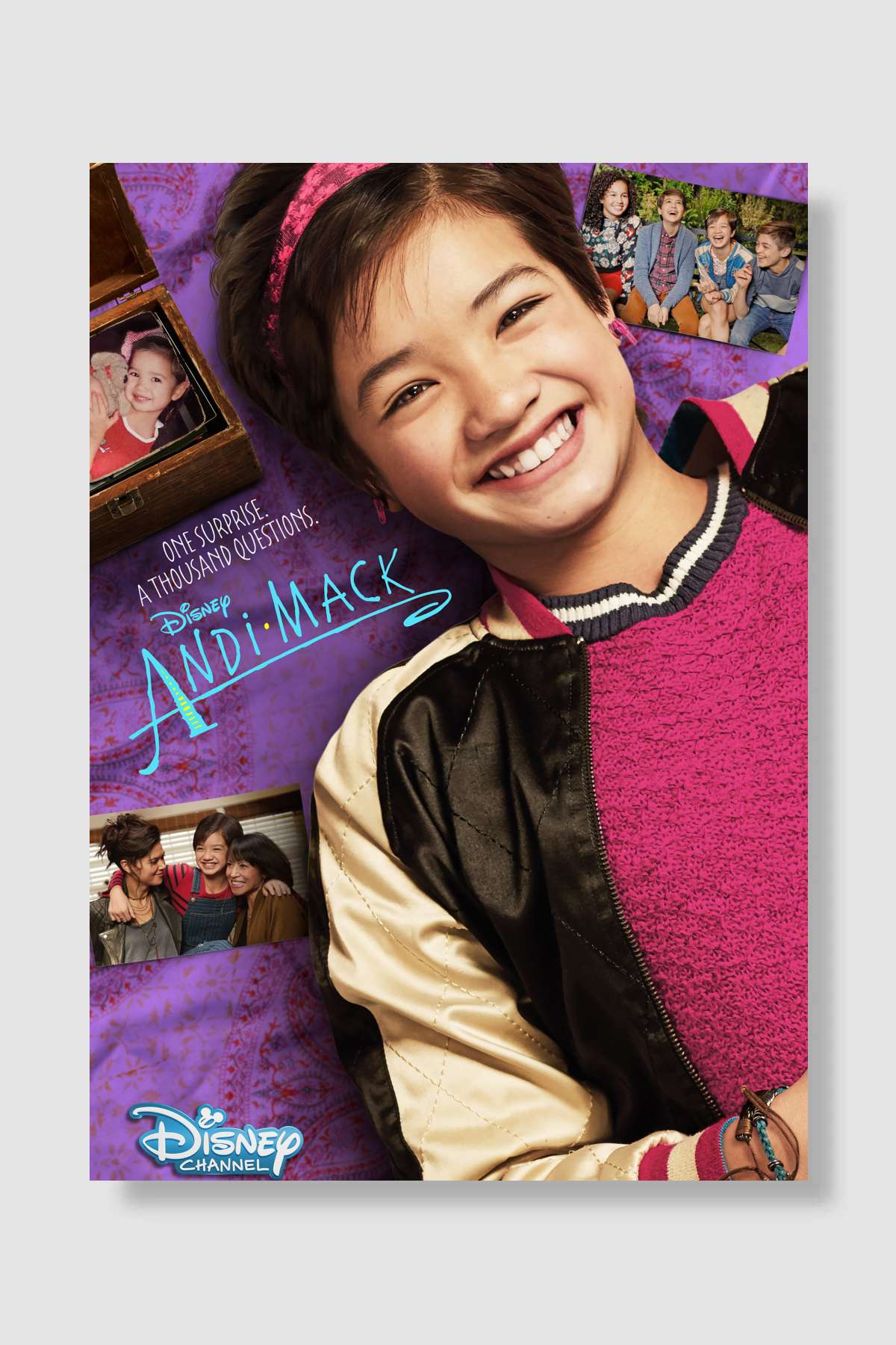 Andi Mack Dizi Poster Çerçevesiz Yüksek Kalite Dizi Afiş Duvar Poster