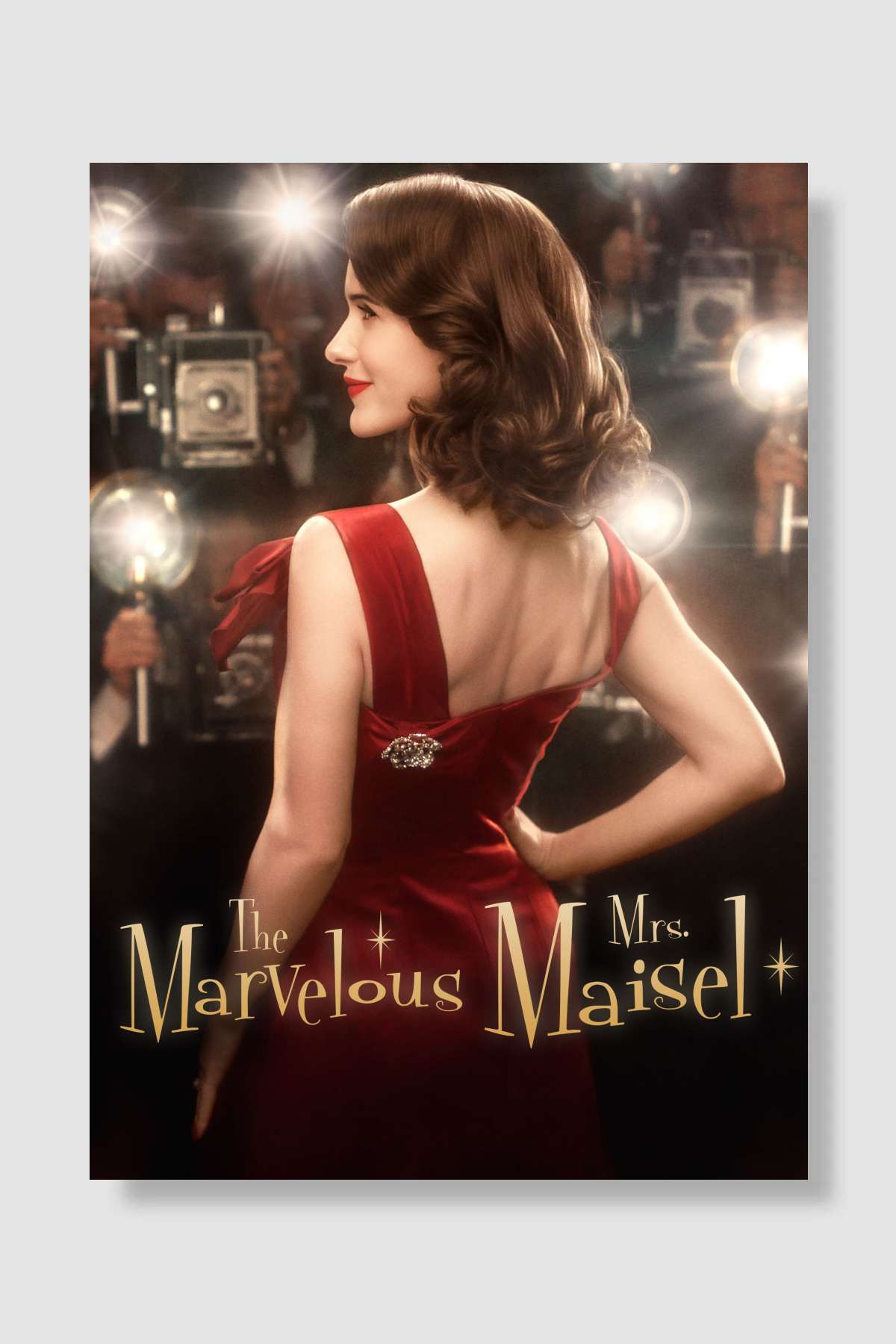 Muhteşem Bayan Maisel - The Marvelous Mrs. Maisel Dizi Poster Çerçevesiz Yüksek Kalite Dizi Afiş Duvar Poster