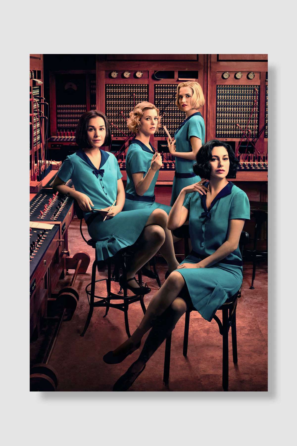 Kablo Kızları - Las chicas del cable Dizi Poster Çerçevesiz Yüksek Kalite Dizi Afiş Duvar Poster