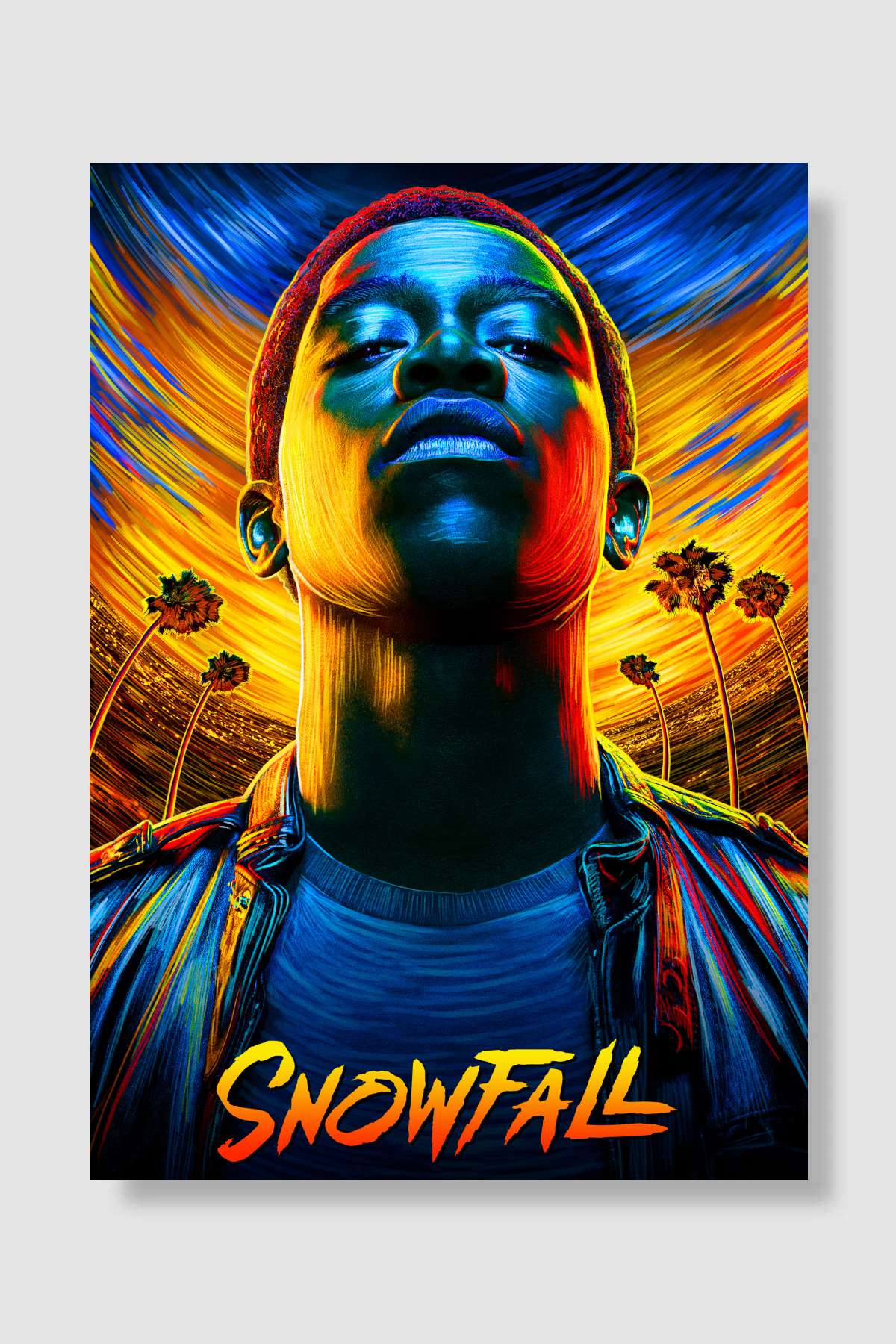 Snowfall Dizi Poster Çerçevesiz Yüksek Kalite Dizi Afiş Duvar Poster