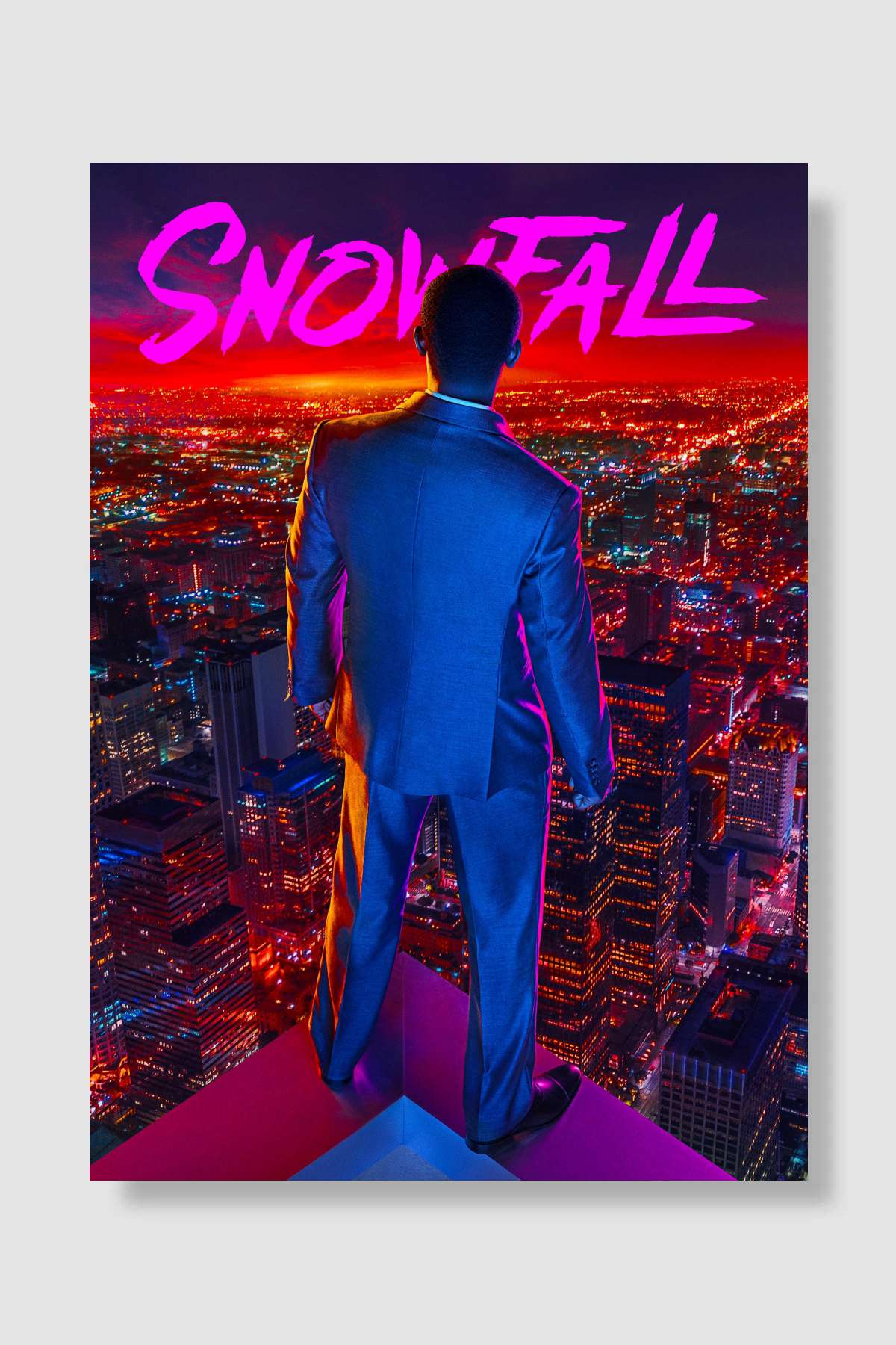 Snowfall Dizi Poster Çerçevesiz Yüksek Kalite Dizi Afiş Duvar Poster