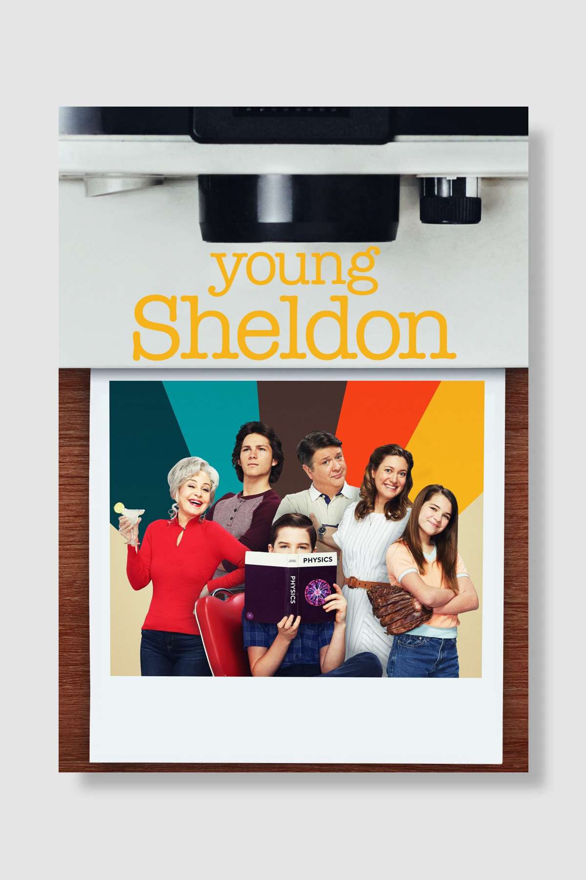 Young Sheldon Dizi Poster Çerçevesiz Yüksek Kalite Dizi Afiş Duvar Poster