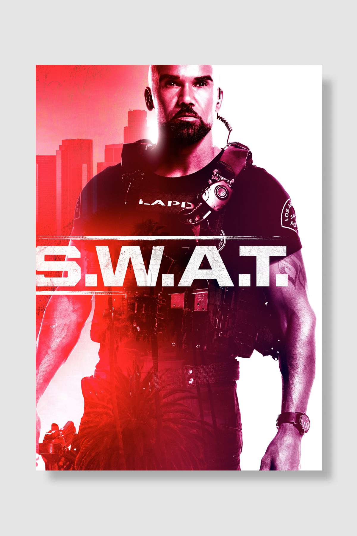S.W.A.T. Dizi Poster Çerçevesiz Yüksek Kalite Dizi Afiş Duvar Poster