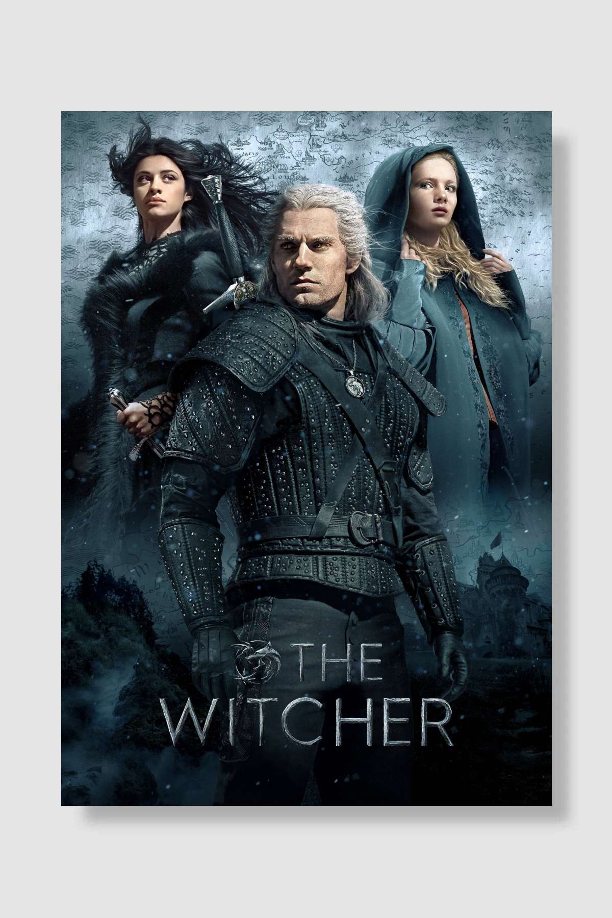 The Witcher Dizi Poster Çerçevesiz Yüksek Kalite Dizi Afiş Duvar Poster