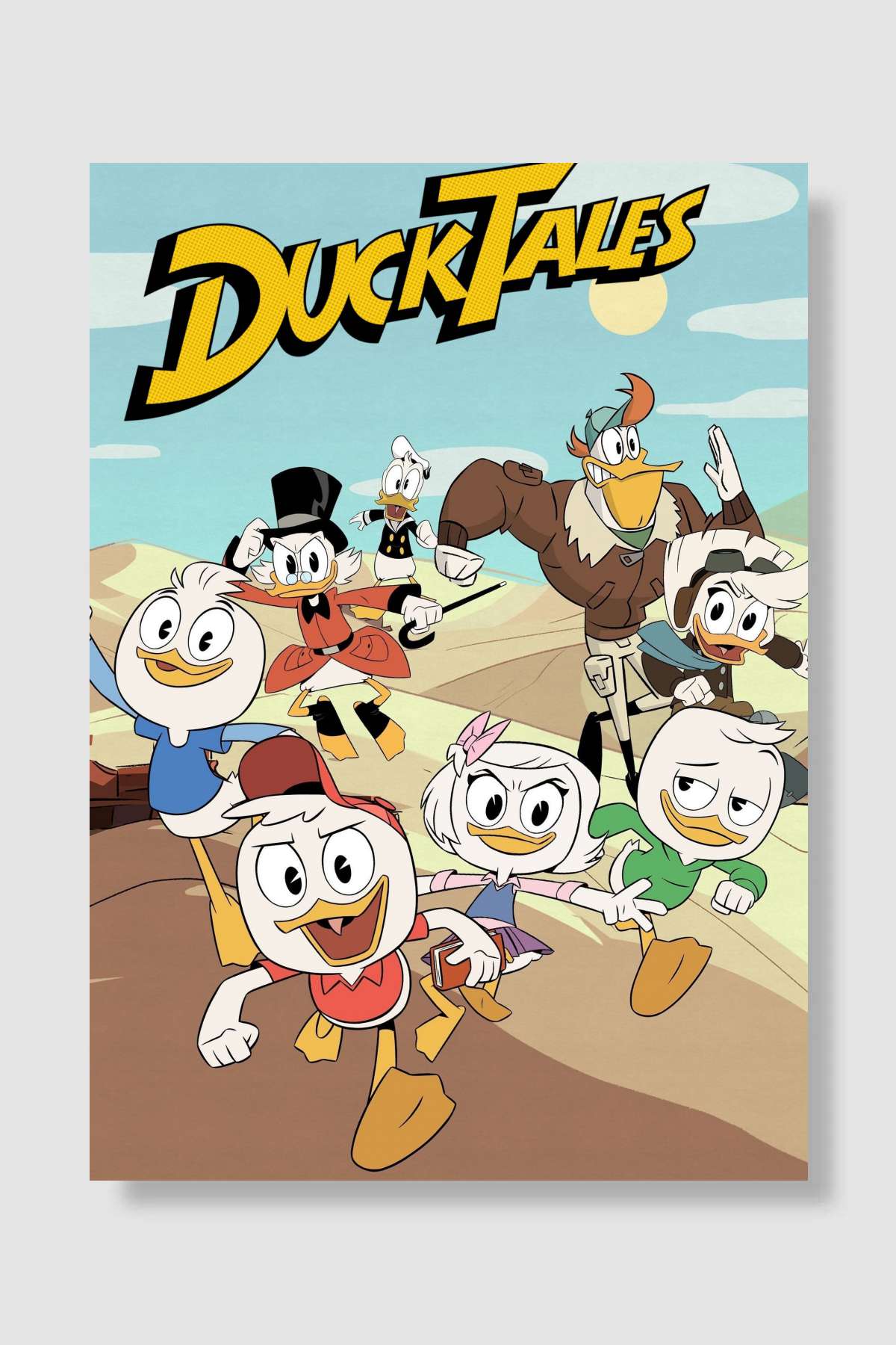 DuckTales Dizi Poster Çerçevesiz Yüksek Kalite Dizi Afiş Duvar Poster