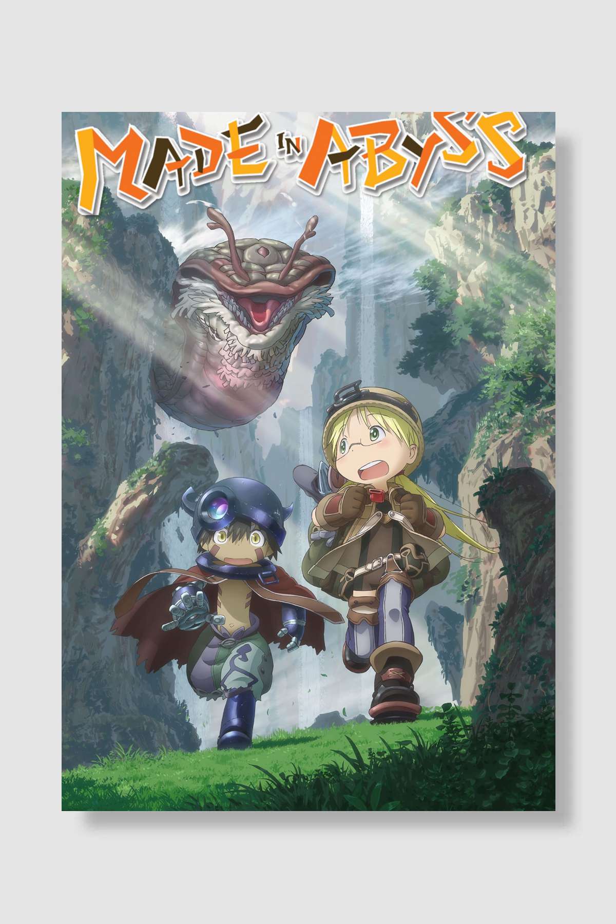 Made in Abyss - メイドインアビス Dizi Poster Çerçevesiz Yüksek Kalite Dizi Afiş Duvar Poster