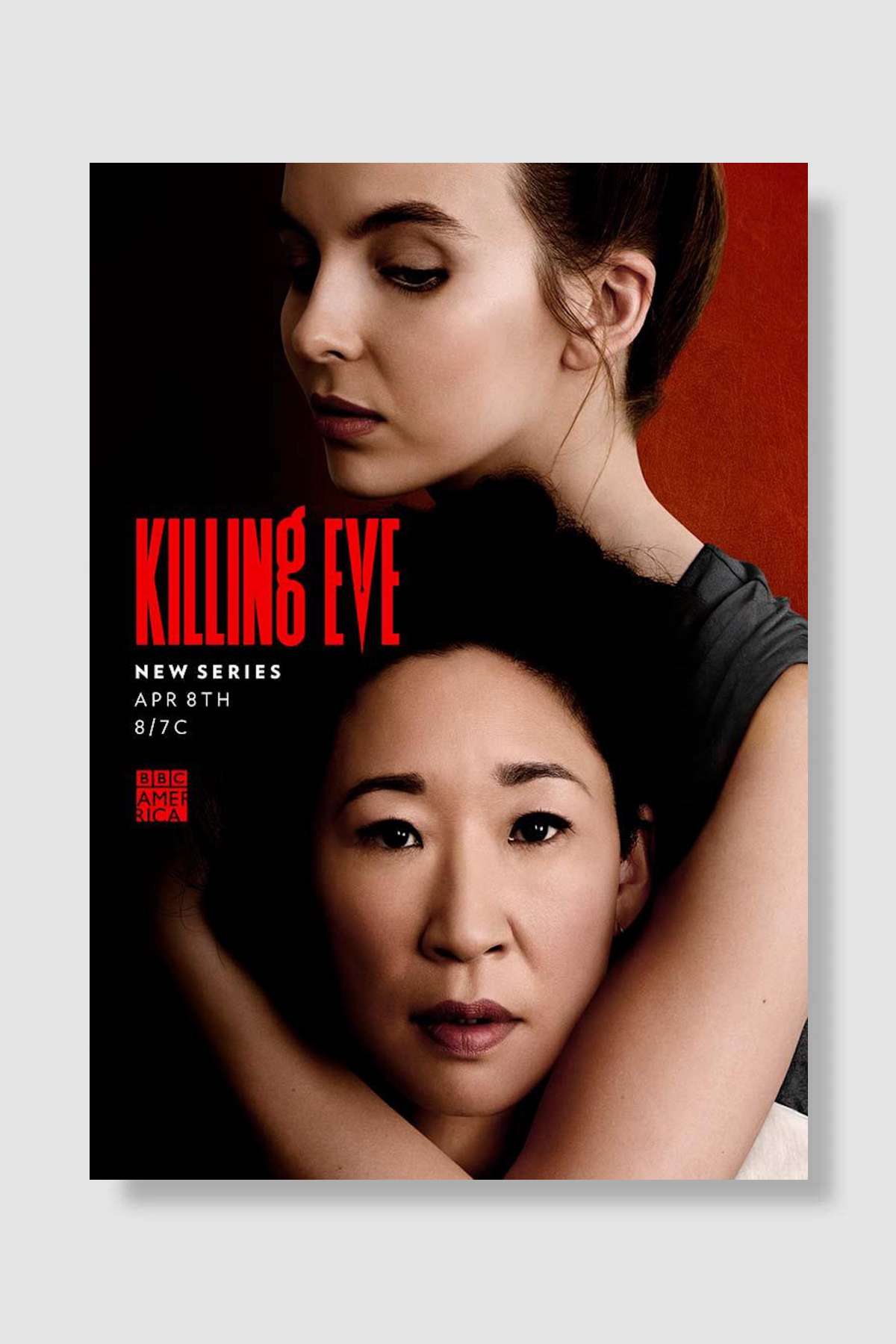 Killing Eve Dizi Poster Çerçevesiz Yüksek Kalite Dizi Afiş Duvar Poster