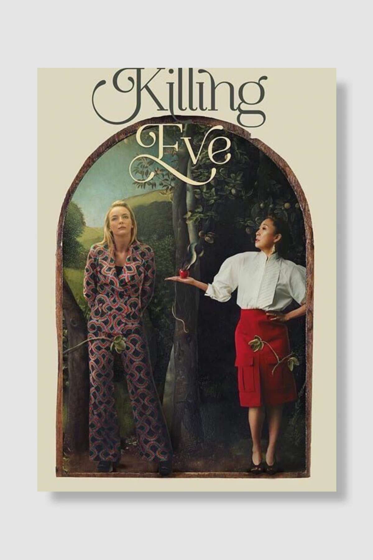 Killing Eve Dizi Poster Çerçevesiz Yüksek Kalite Dizi Afiş Duvar Poster