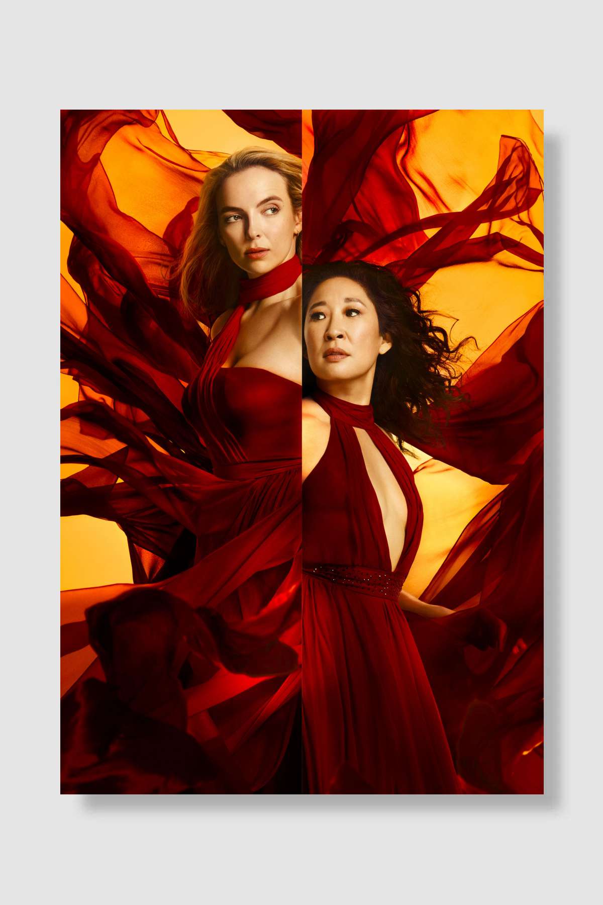 Killing Eve Dizi Poster Çerçevesiz Yüksek Kalite Dizi Afiş Duvar Poster