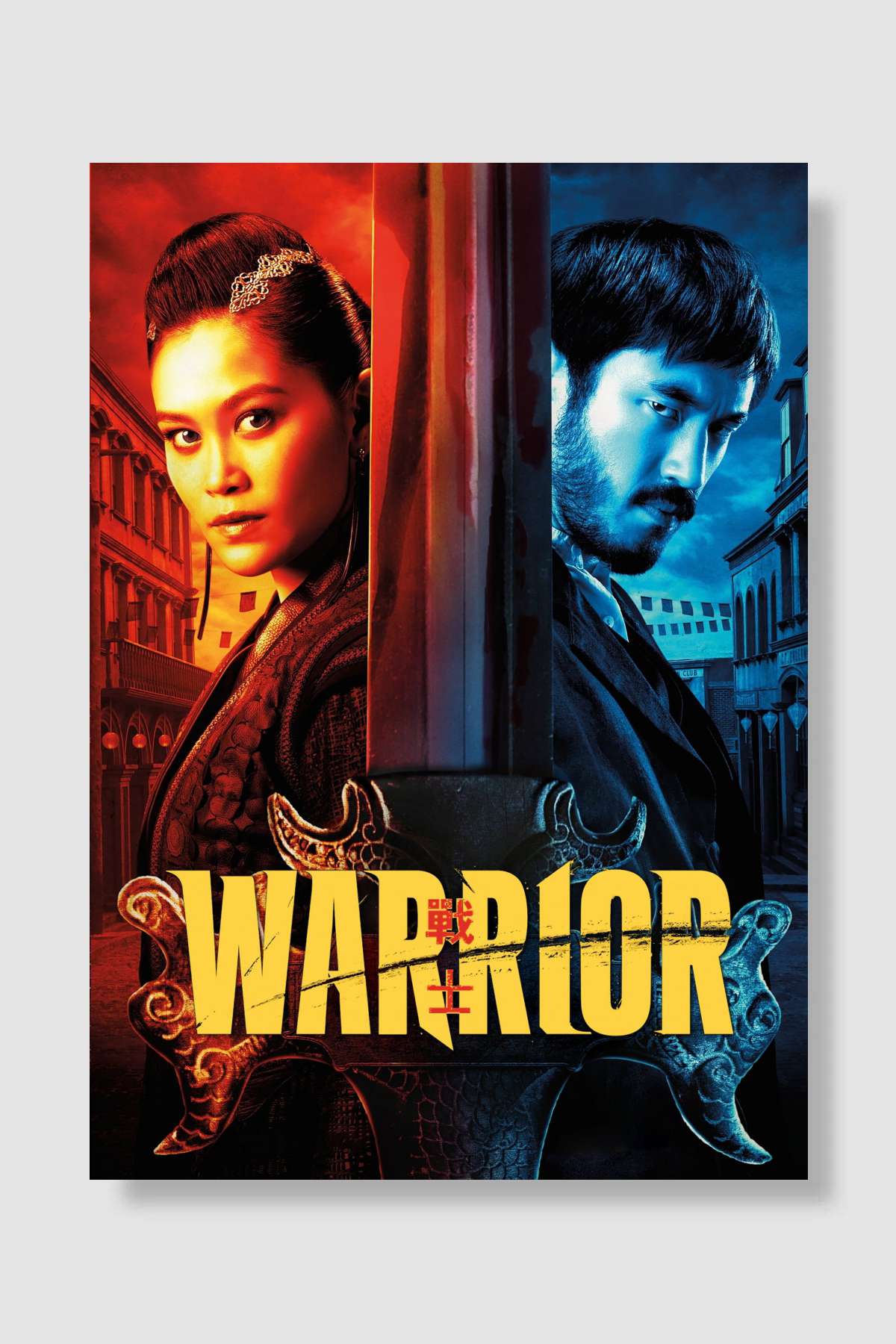 Warrior Dizi Poster Çerçevesiz Yüksek Kalite Dizi Afiş Duvar Poster