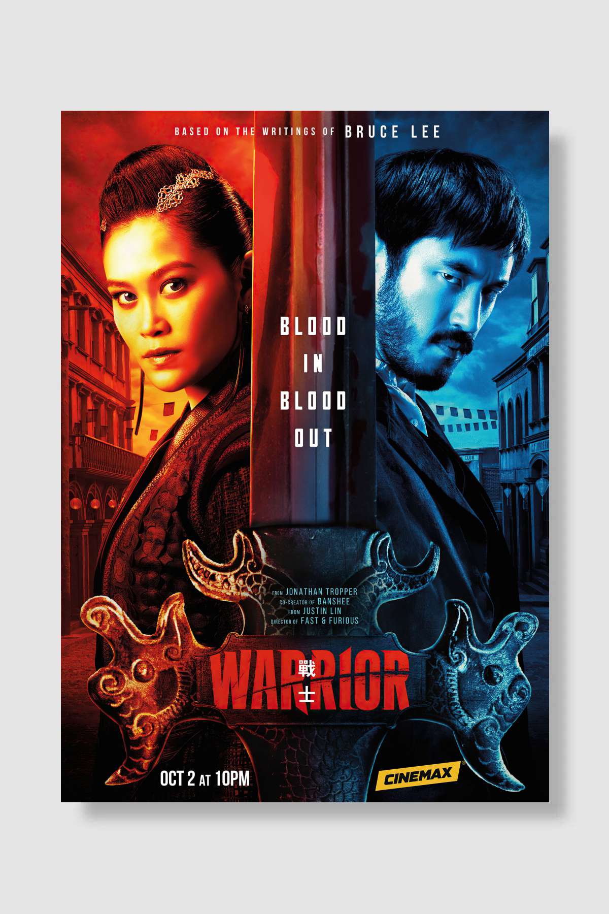 Warrior Dizi Poster Çerçevesiz Yüksek Kalite Dizi Afiş Duvar Poster