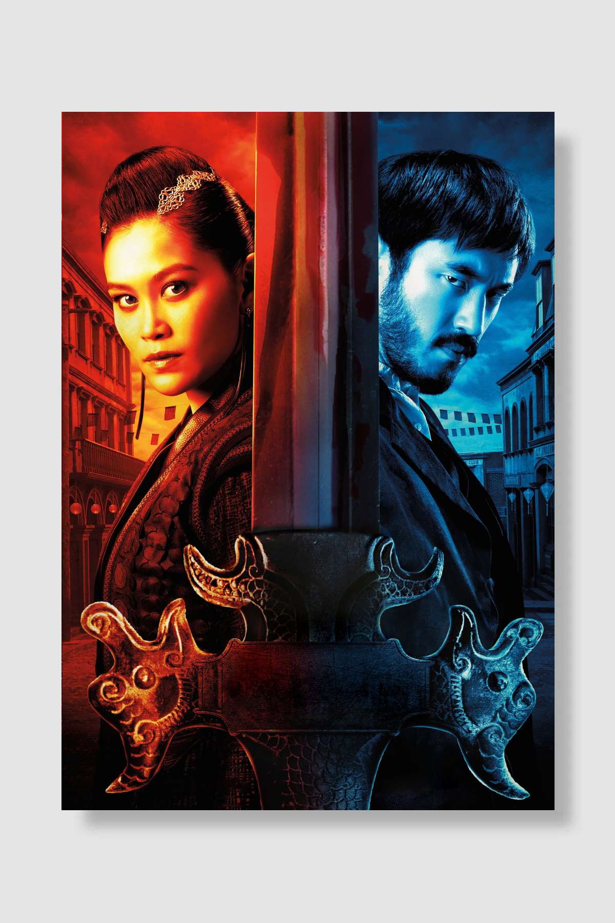 Warrior Dizi Poster Çerçevesiz Yüksek Kalite Dizi Afiş Duvar Poster