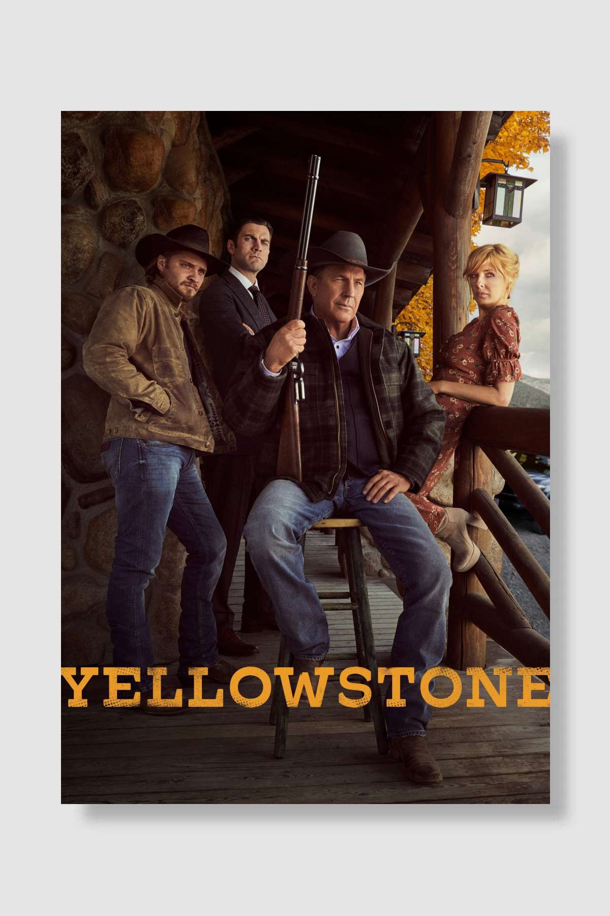 Yellowstone Dizi Poster Çerçevesiz Yüksek Kalite Dizi Afiş Duvar Poster