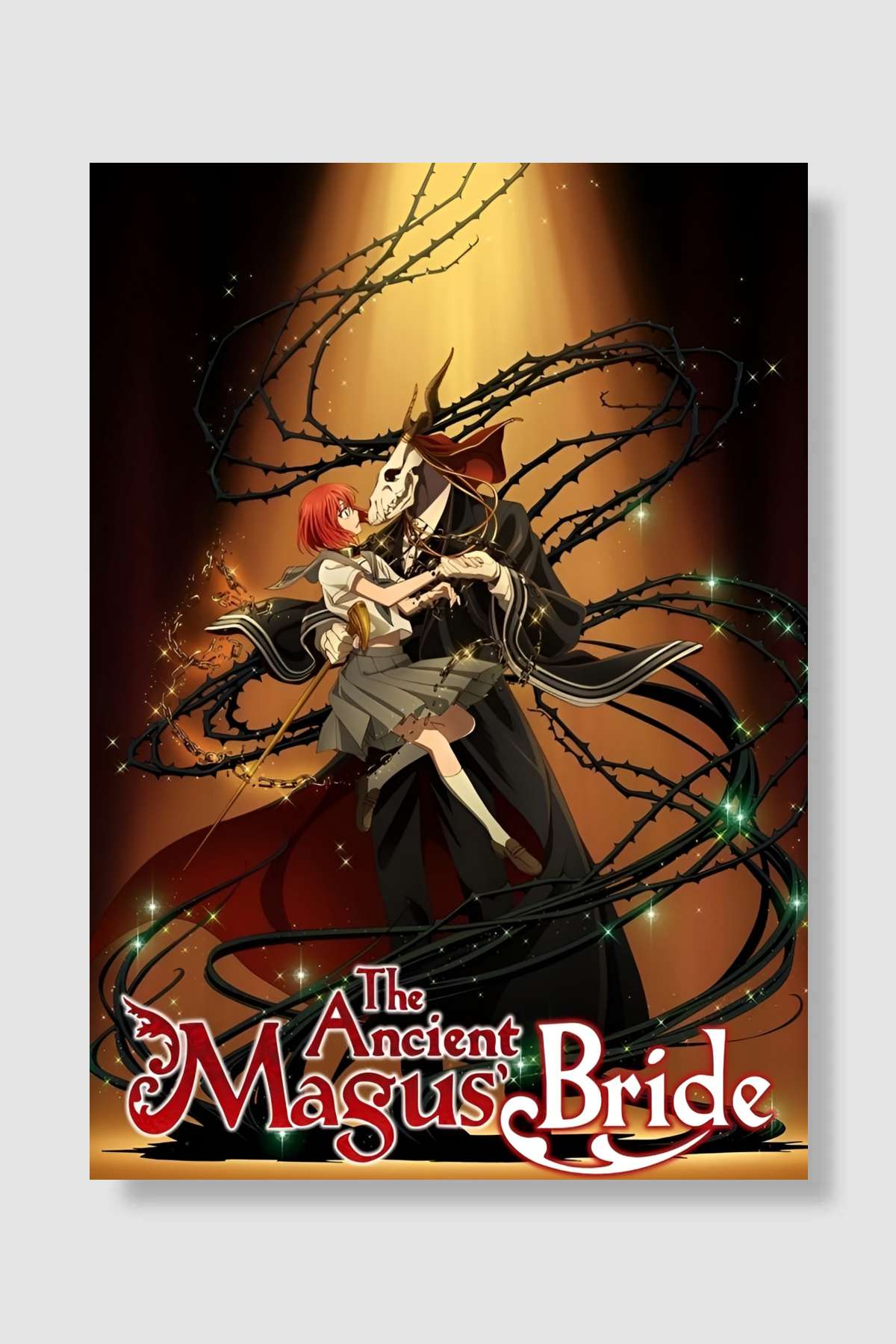 魔法使いの嫁 Dizi Poster Çerçevesiz Yüksek Kalite Dizi Afiş Duvar Poster