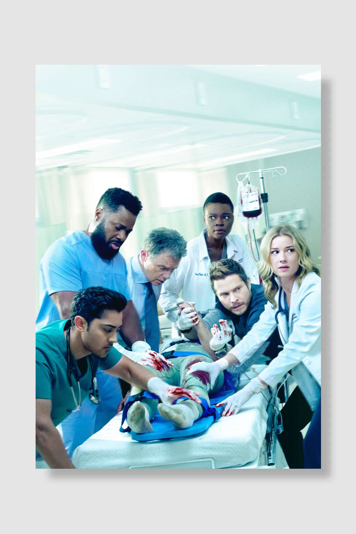 The Resident Dizi Poster Çerçevesiz Yüksek Kalite Dizi Afiş Duvar Poster