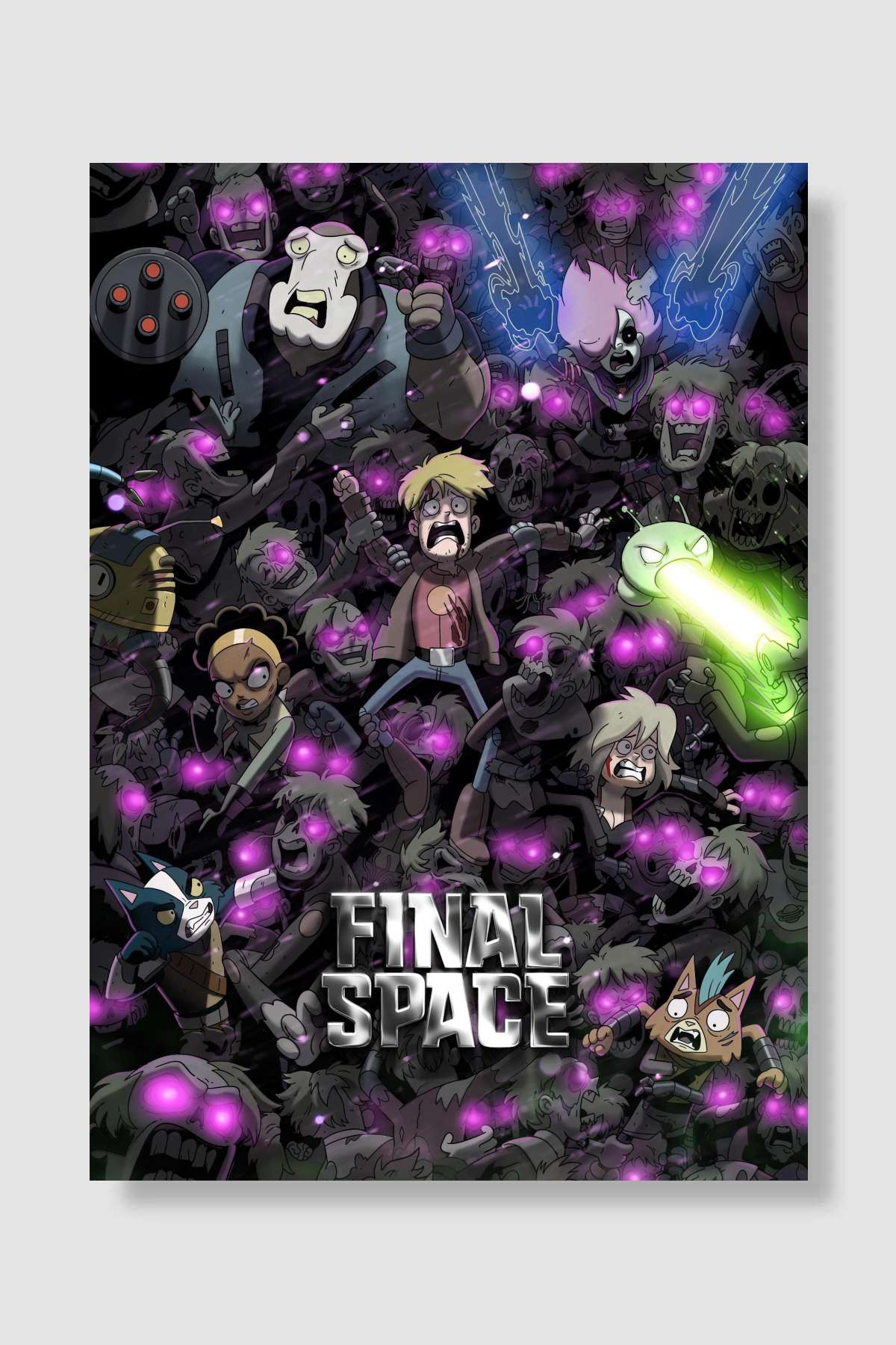 Son Uzay - Final Space Dizi Poster Çerçevesiz Yüksek Kalite Dizi Afiş Duvar Poster