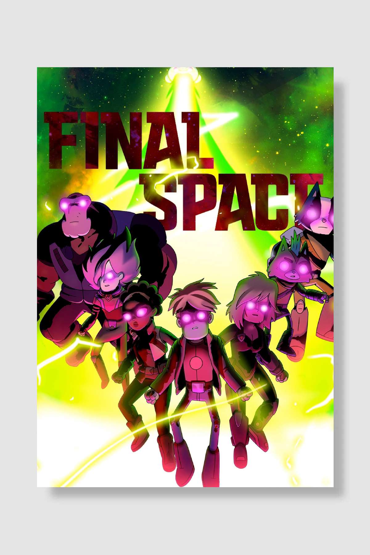 Son Uzay - Final Space Dizi Poster Çerçevesiz Yüksek Kalite Dizi Afiş Duvar Poster