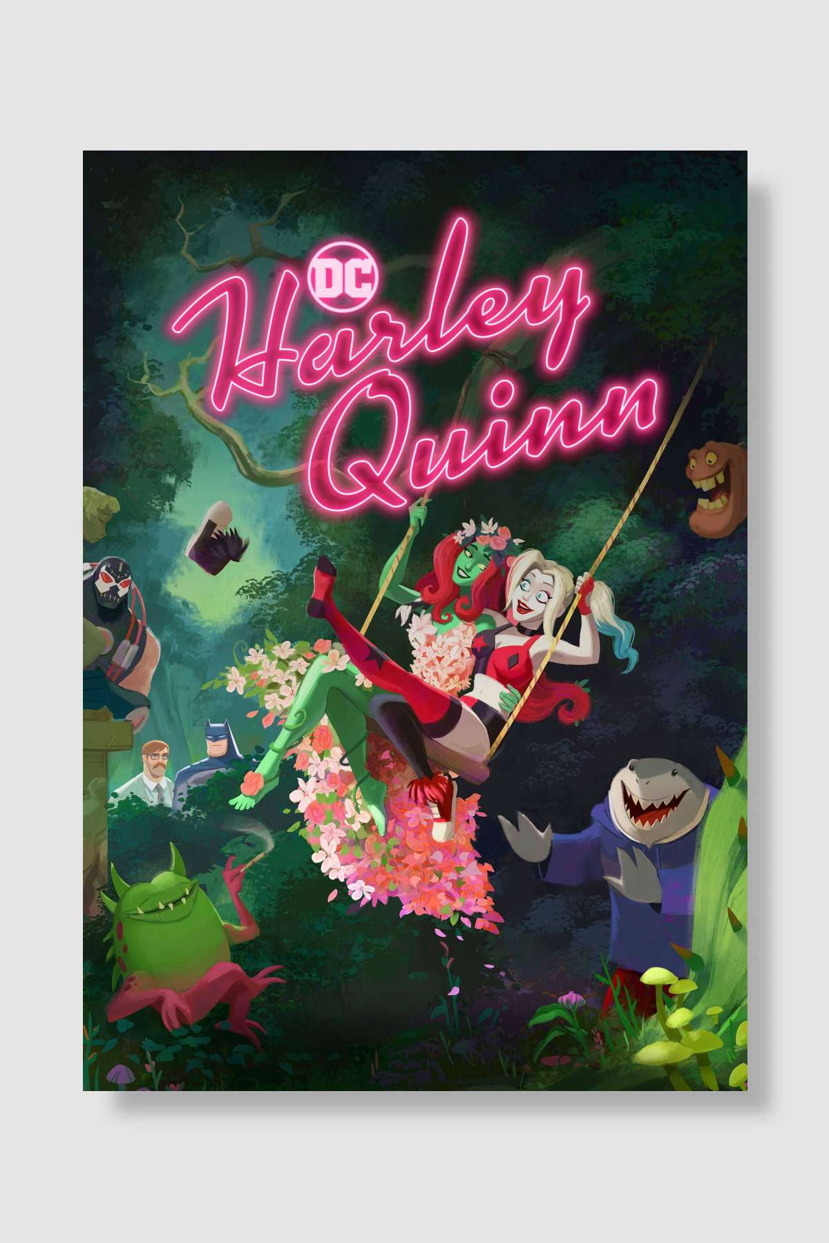 Harley Quinn Dizi Poster Çerçevesiz Yüksek Kalite Dizi Afiş Duvar Poster