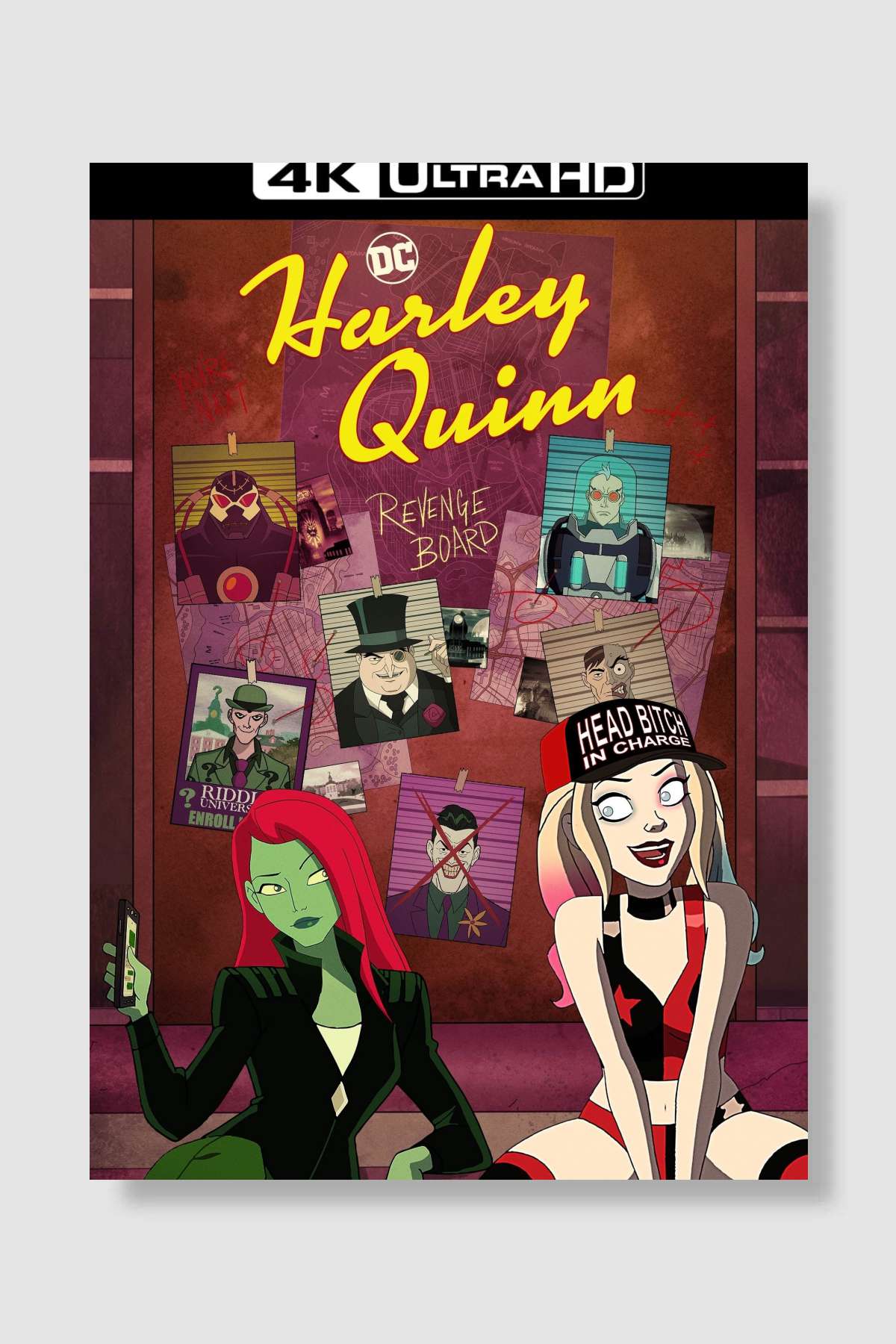 Harley Quinn Dizi Poster Çerçevesiz Yüksek Kalite Dizi Afiş Duvar Poster