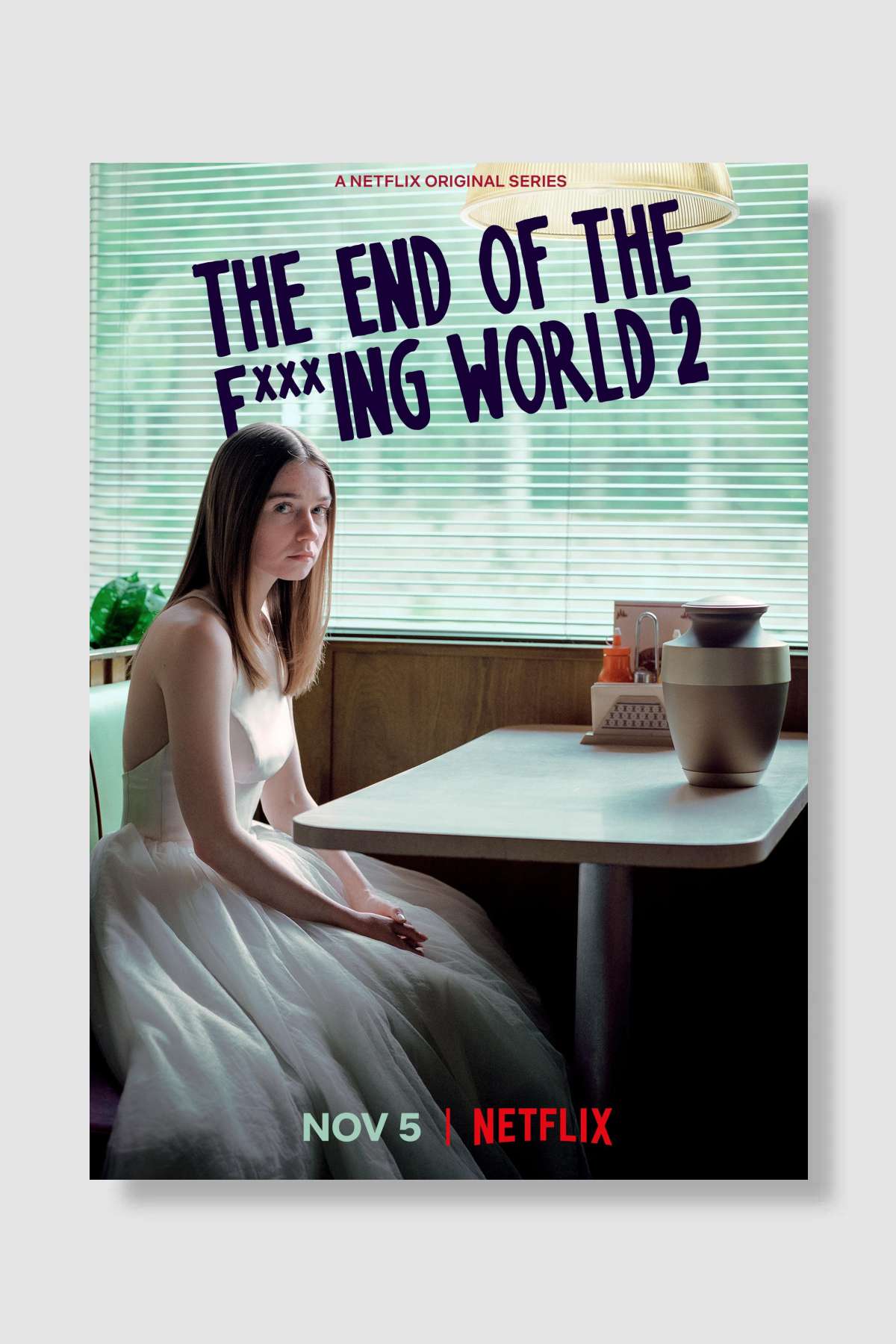 The End of the F***ing World Dizi Poster Çerçevesiz Yüksek Kalite Dizi Afiş Duvar Poster