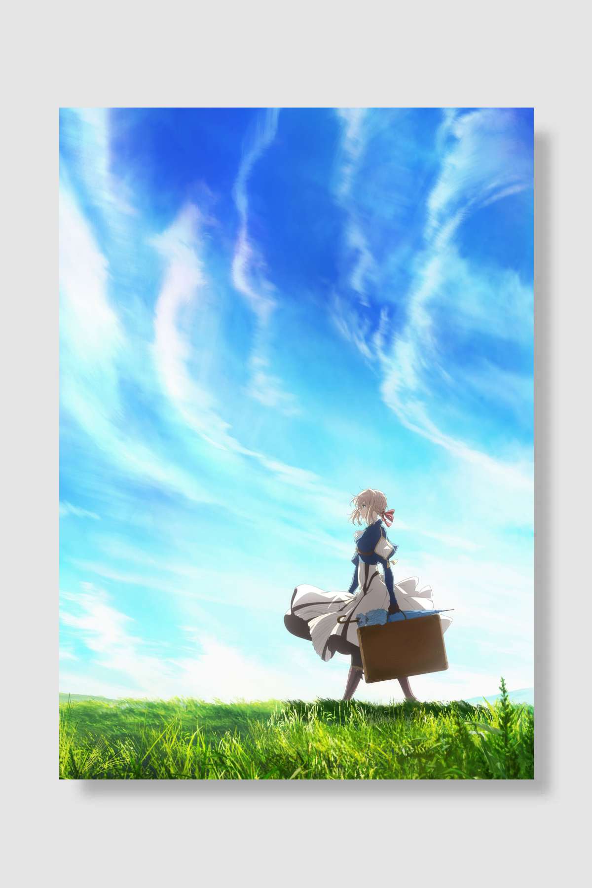Violet Evergarden - ヴァイオレット・エヴァーガーデン Dizi Poster Çerçevesiz Yüksek Kalite Dizi Afiş Duvar Poster