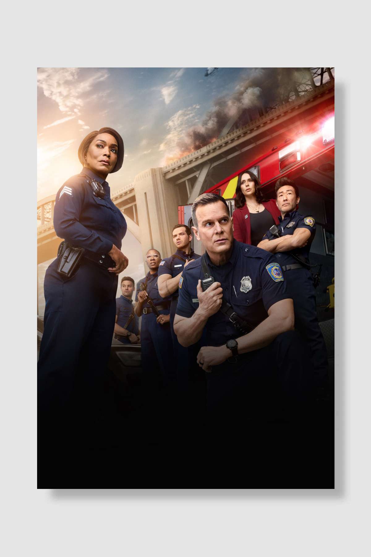 9-1-1 Dizi Poster Çerçevesiz Yüksek Kalite Dizi Afiş Duvar Poster