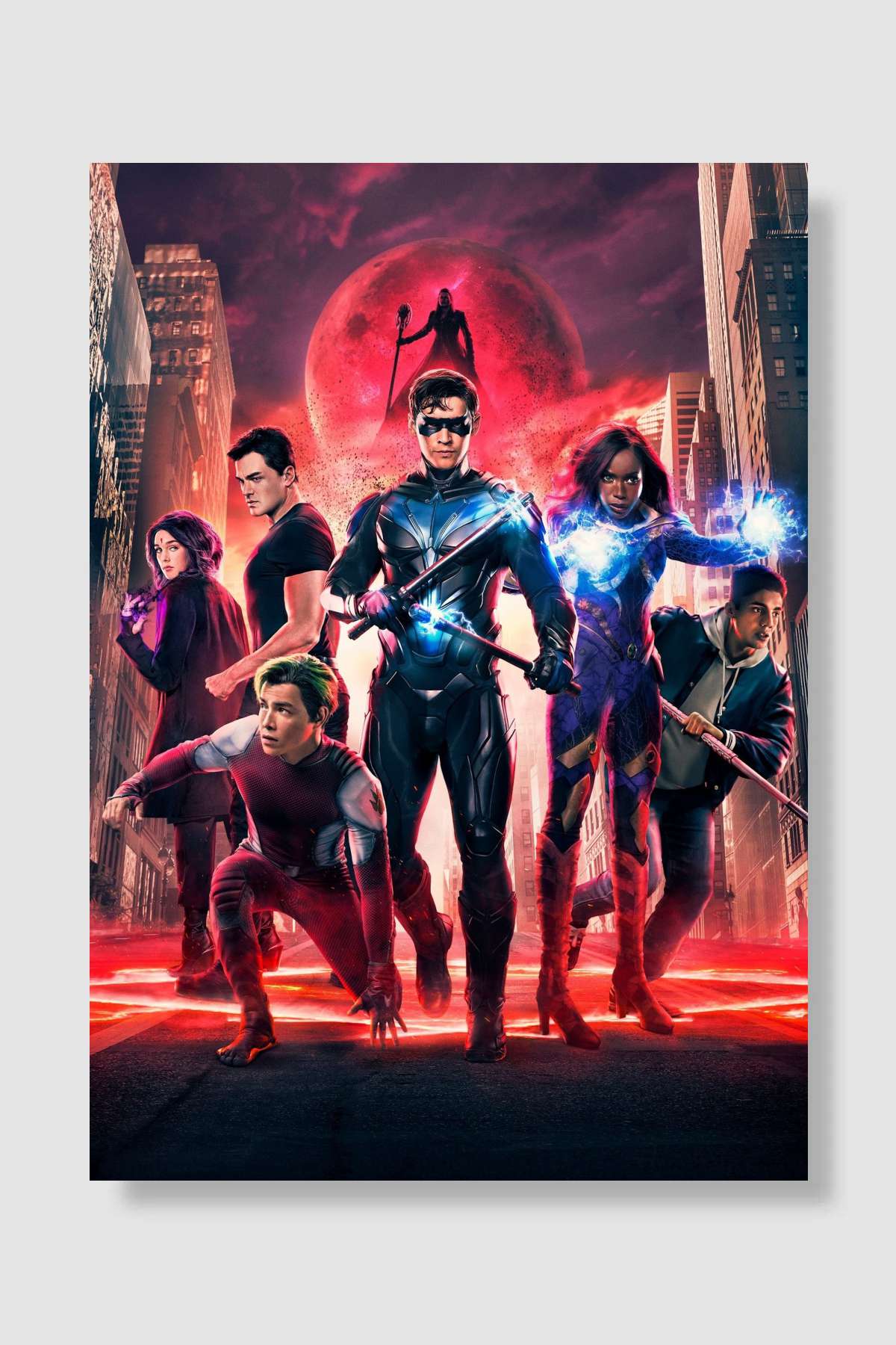 Titans Dizi Poster Çerçevesiz Yüksek Kalite Dizi Afiş Duvar Poster
