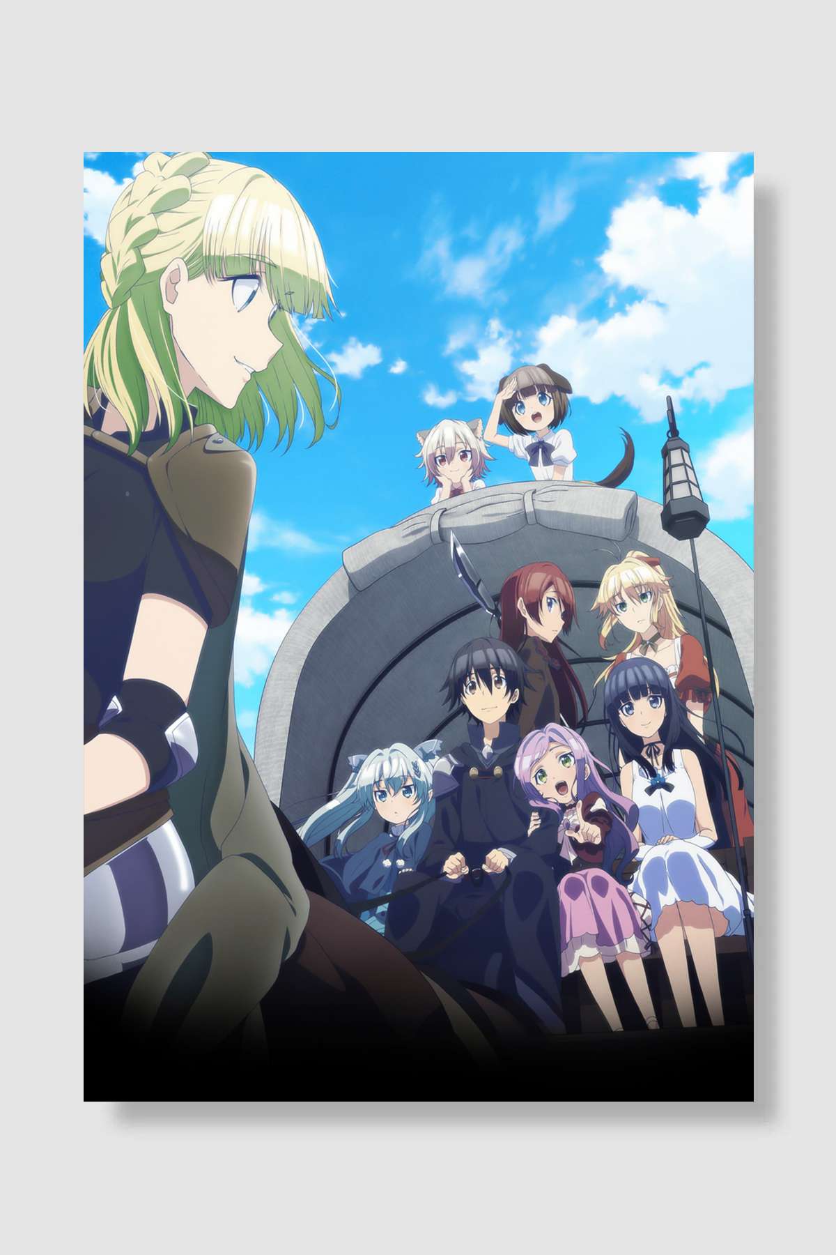 デスマーチからはじまる異世界狂想曲 Dizi Poster Çerçevesiz Yüksek Kalite Dizi Afiş Duvar Poster