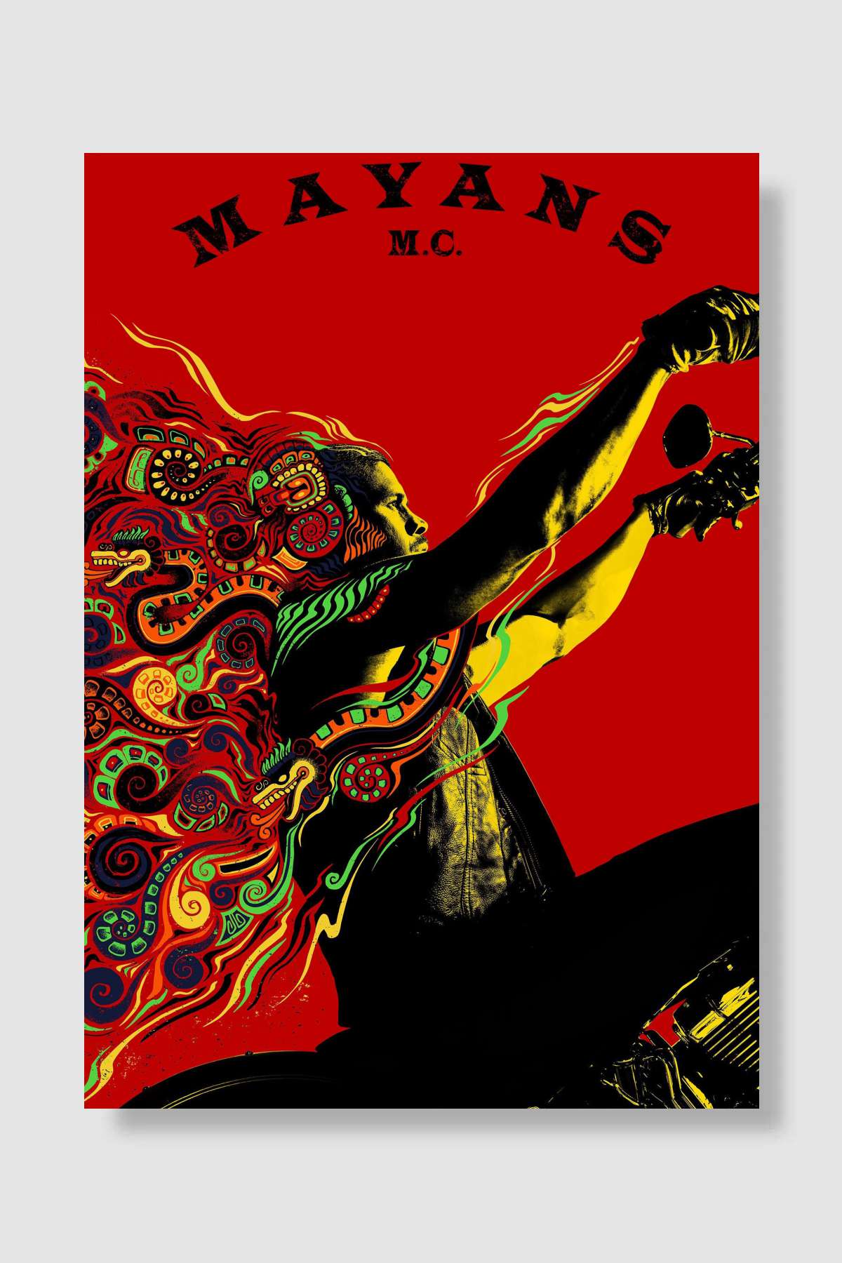 Mayans M.C. Dizi Poster Çerçevesiz Yüksek Kalite Dizi Afiş Duvar Poster