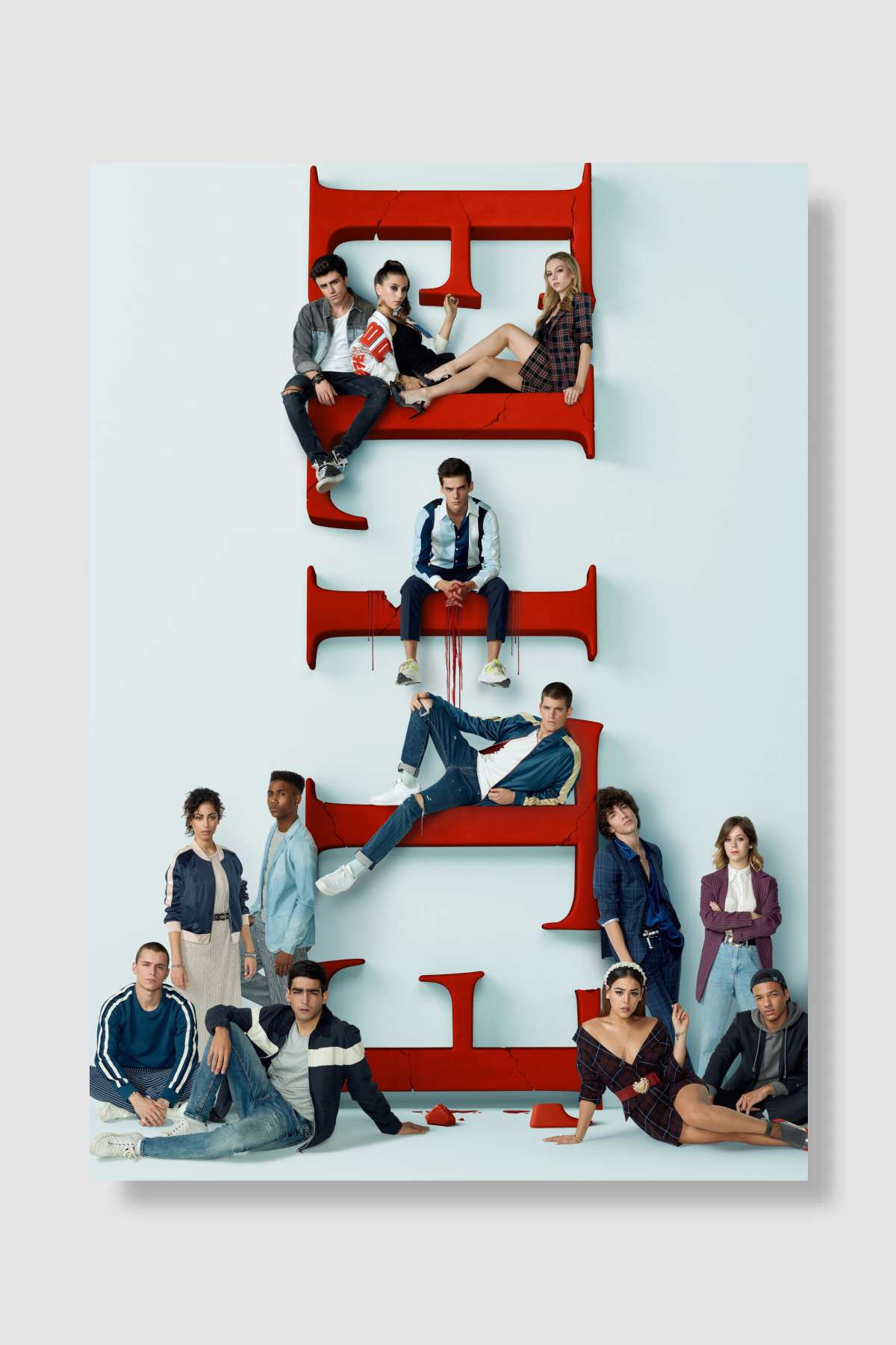 Élite Dizi Poster Çerçevesiz Yüksek Kalite Dizi Afiş Duvar Poster