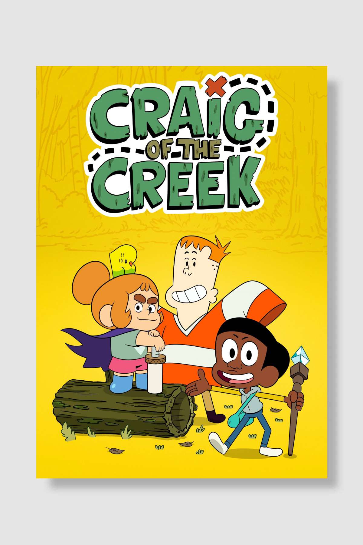 Craig'in Krallığı - Craig of the Creek Dizi Poster Çerçevesiz Yüksek Kalite Dizi Afiş Duvar Poster
