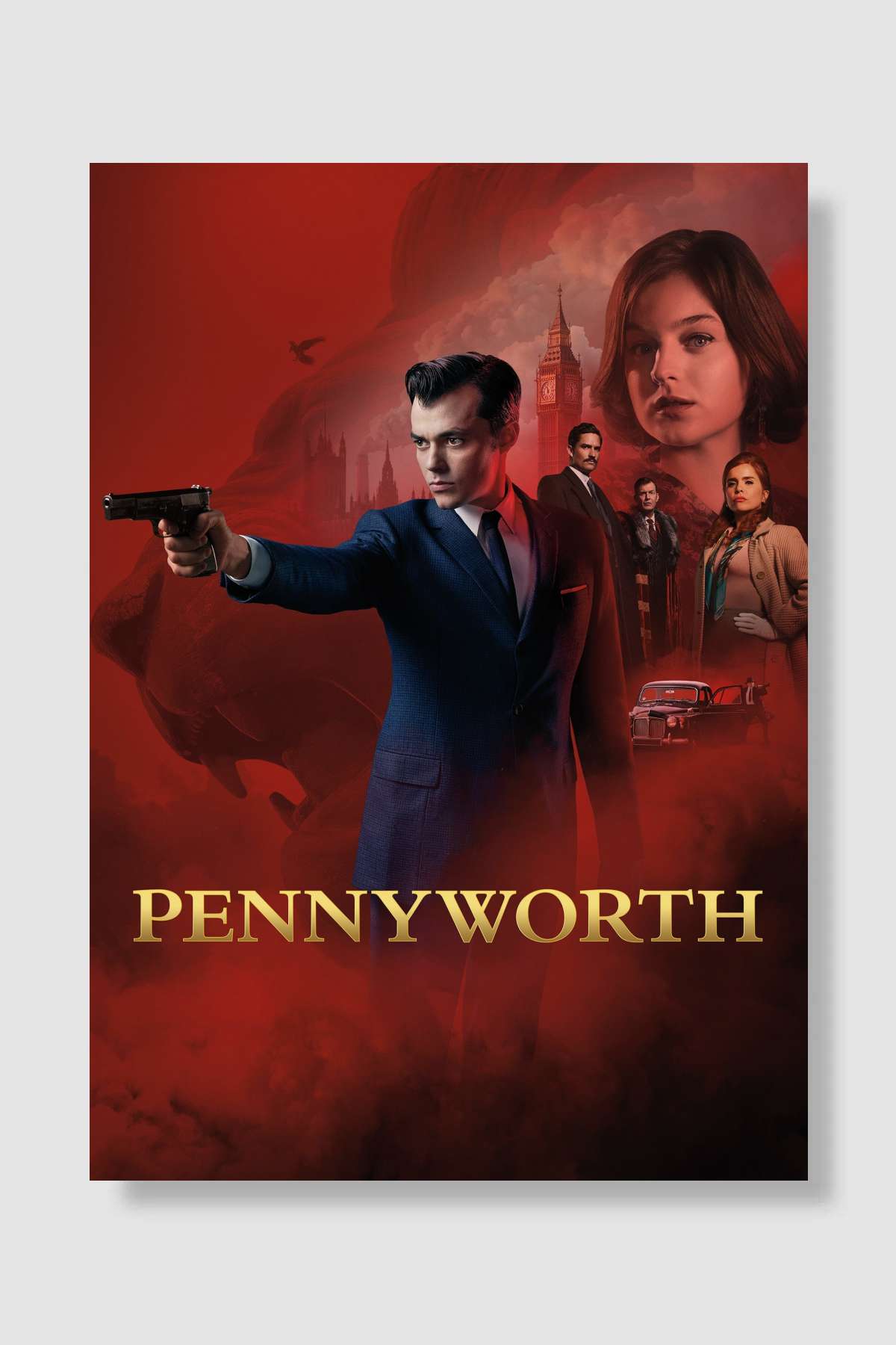 Pennyworth: The Origin of Batman's Butler Dizi Poster Çerçevesiz Yüksek Kalite Dizi Afiş Duvar Poster