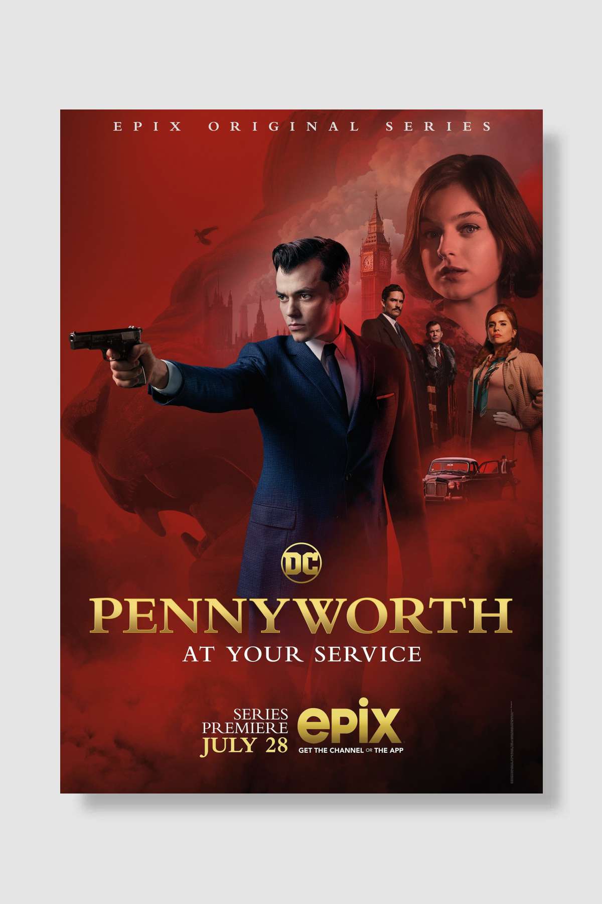Pennyworth: The Origin of Batman's Butler Dizi Poster Çerçevesiz Yüksek Kalite Dizi Afiş Duvar Poster