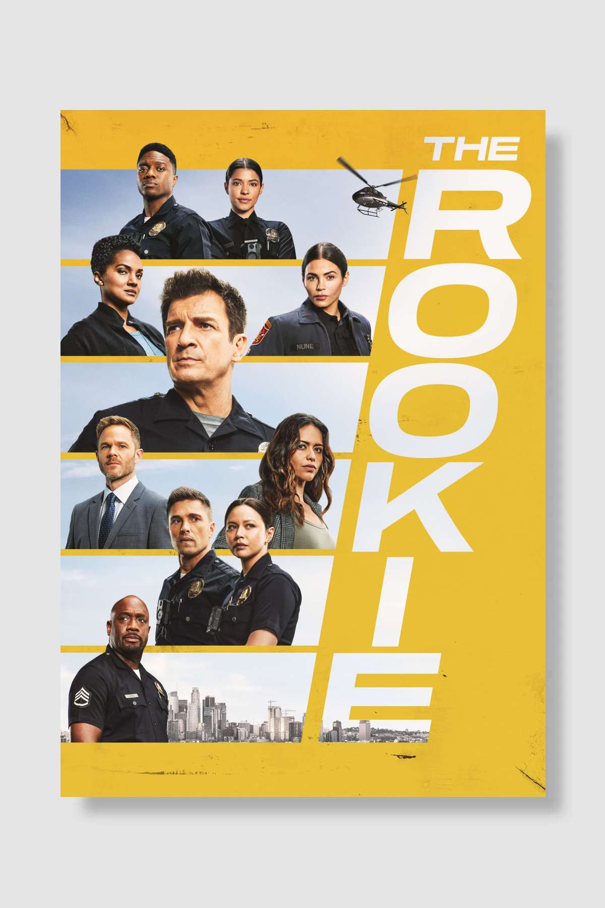 The Rookie Dizi Poster Çerçevesiz Yüksek Kalite Dizi Afiş Duvar Poster