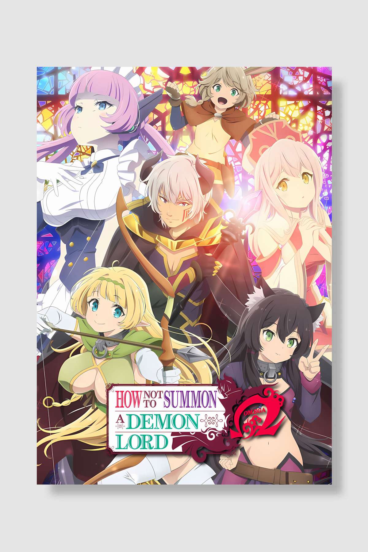 Isekai Maou to Shoukan Shoujo no Dorei Majutsu - 異世界魔王と召喚少女の奴隷魔術 Dizi Poster Çerçevesiz Yüksek Kalite Dizi Afiş Duvar Poster