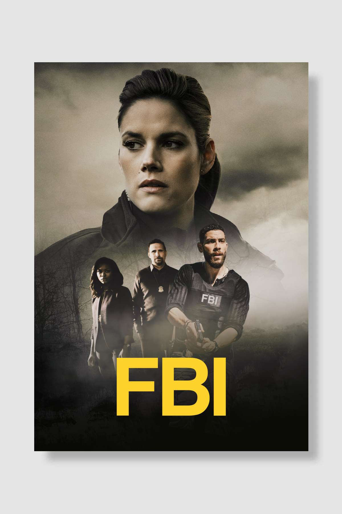 FBI Dizi Poster Çerçevesiz Yüksek Kalite Dizi Afiş Duvar Poster