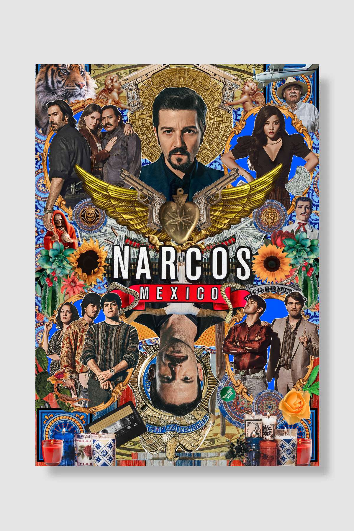 Narcos: Mexico Dizi Poster Çerçevesiz Yüksek Kalite Dizi Afiş Duvar Poster