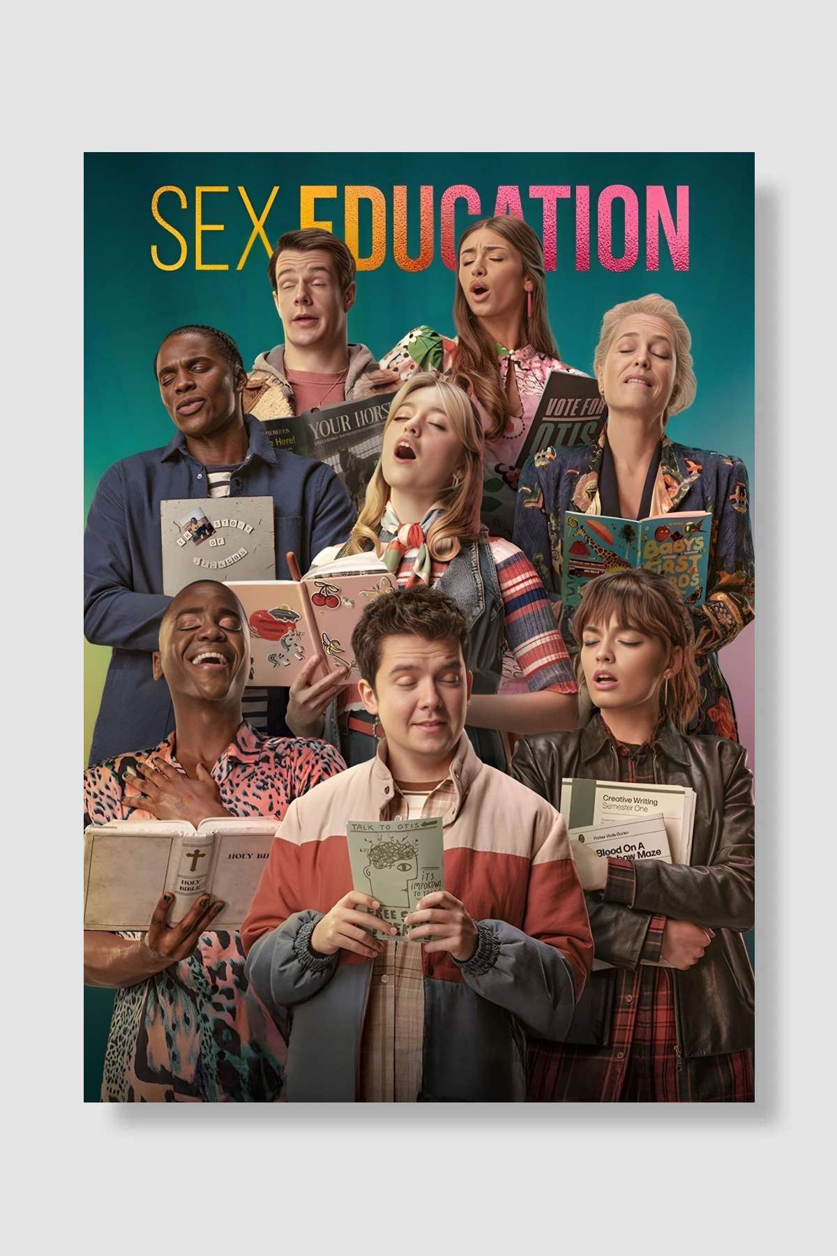 Sex Education Dizi Poster Çerçevesiz Yüksek Kalite Dizi Afiş Duvar Poster